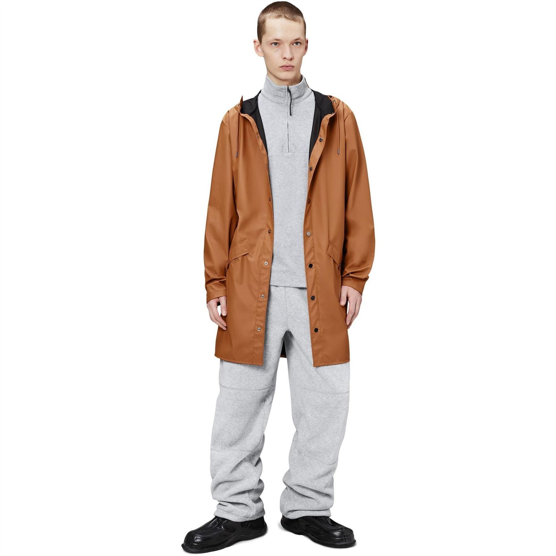 Rains Adults Waterproof Hooded Long Sleeve Rain Anorak