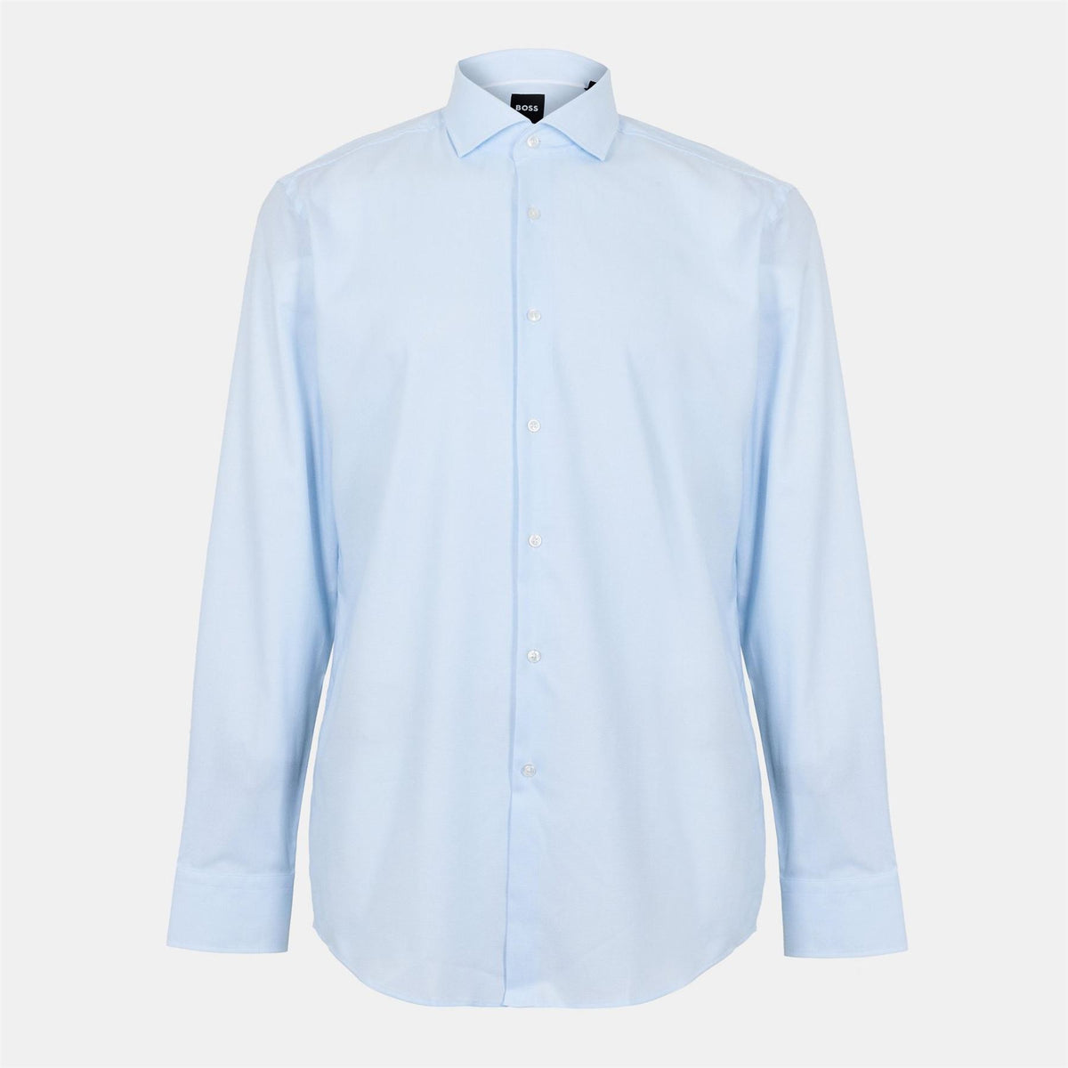 Boss Spread Collar Long Sleeve Regular Fit Shirt