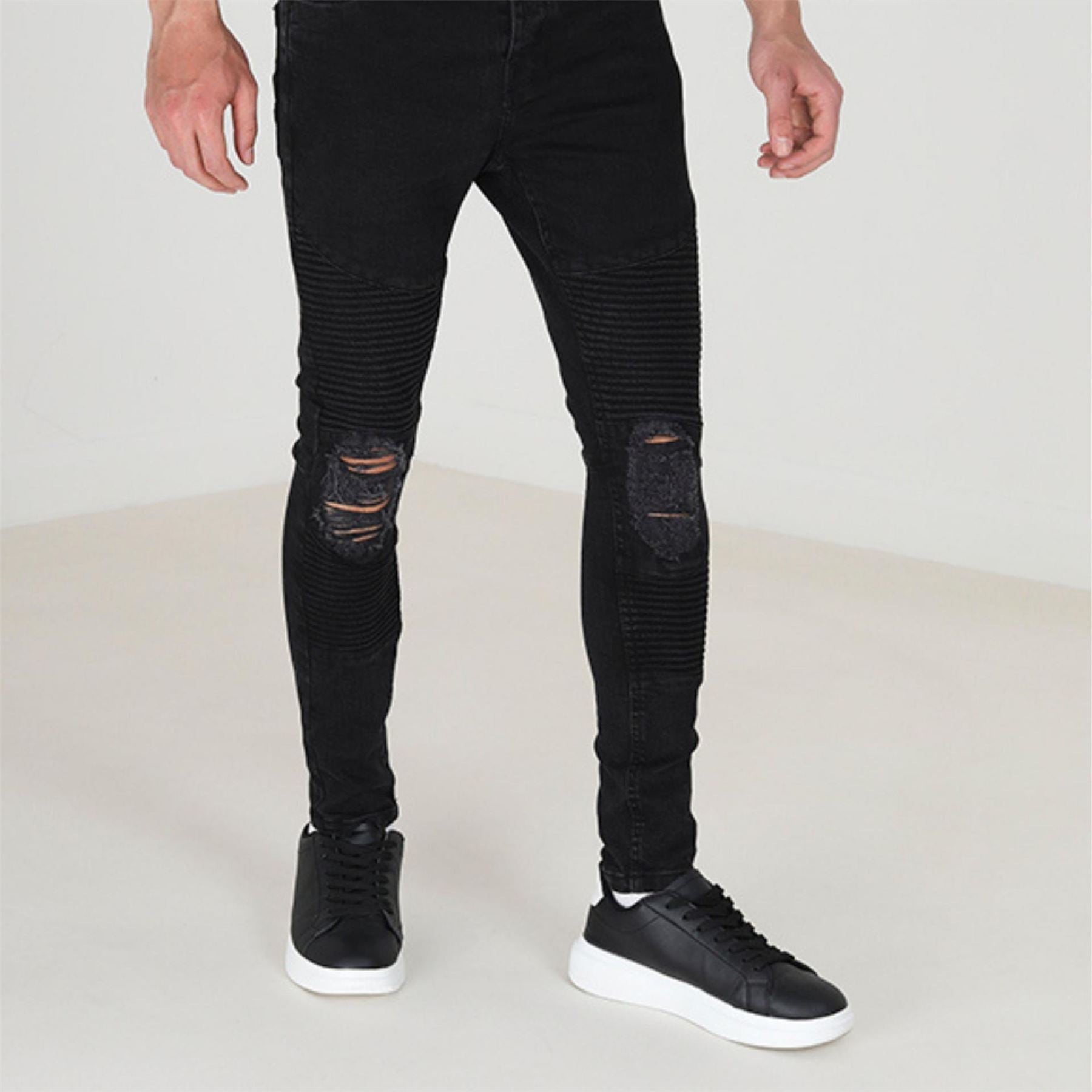Brave Soul Wash Biker Jeans