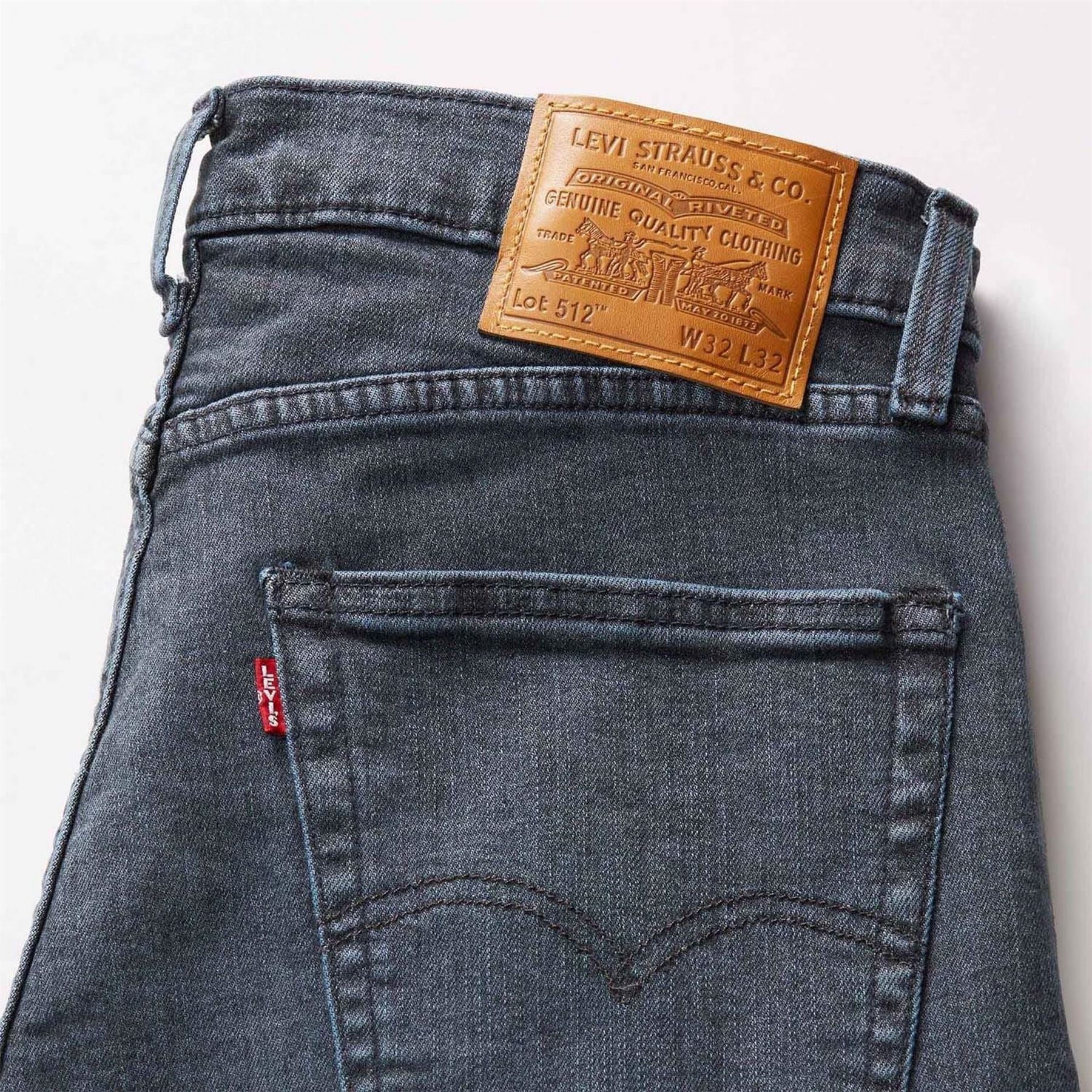Levis 512 Slim Tapered Richmond Blue Black Jeans