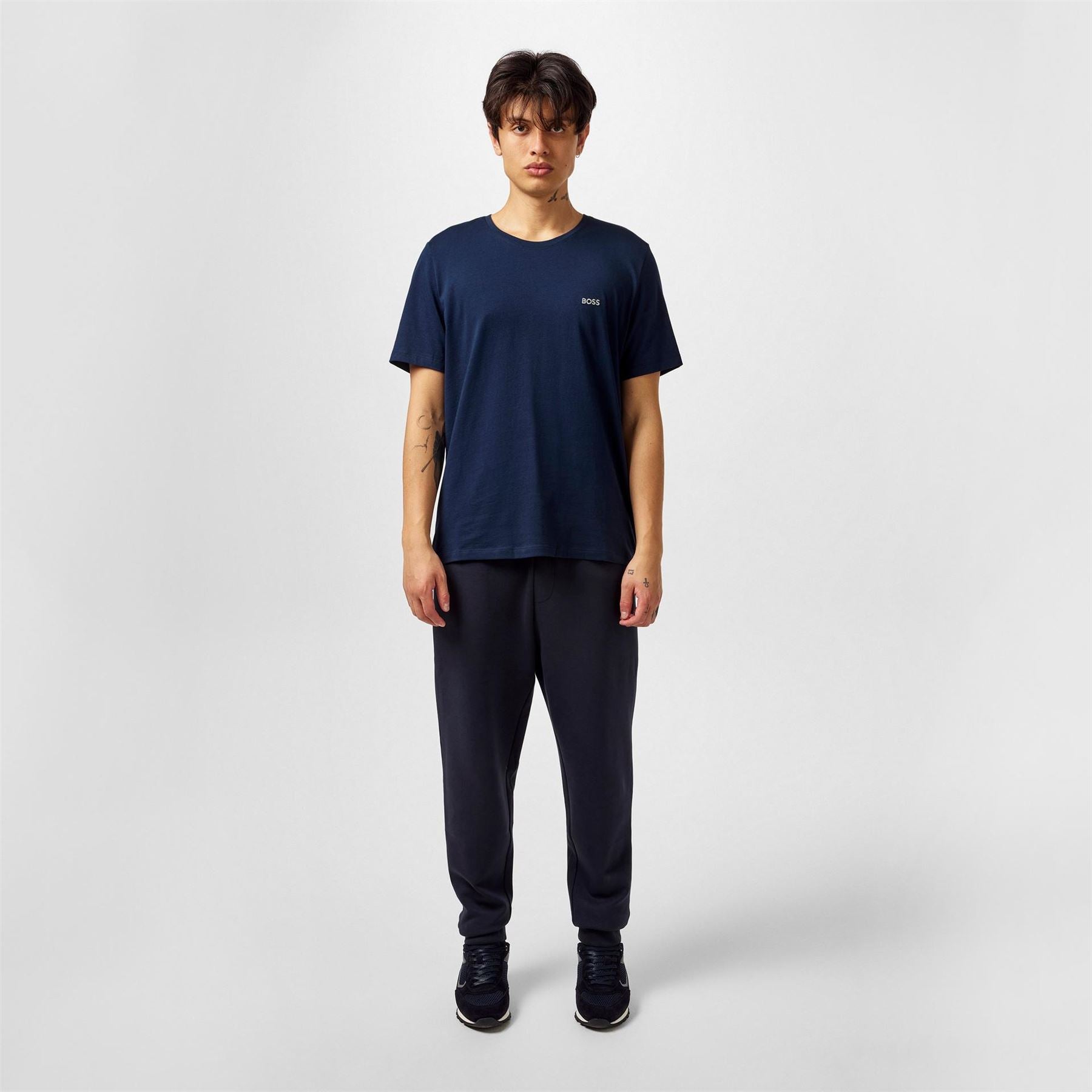 Boss BOSS Bodywear Mix  And  Match Premium Cotton T Shirt with Logo Detail