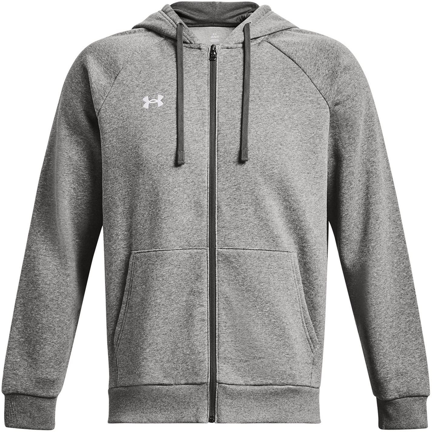 Under Armour Mens Armour Ua Rival Fleece Full Zip Hoodie