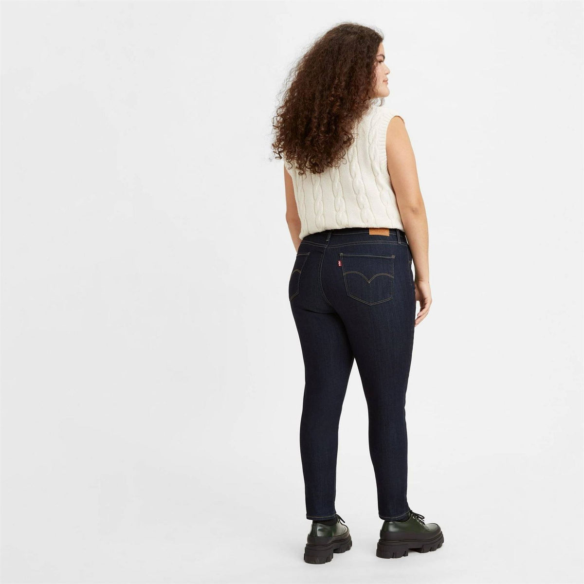 Levis 721 High Rise Cotton Stretch Skinny Jeans