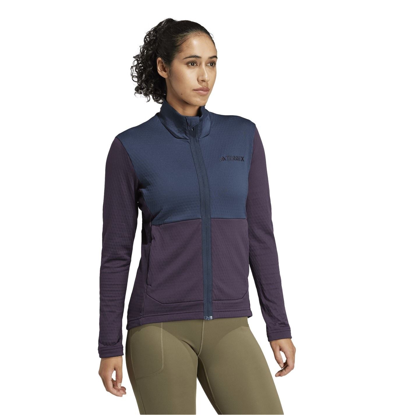 adidas Womens Terrex Multi Light Fleece Full Zip Jacket