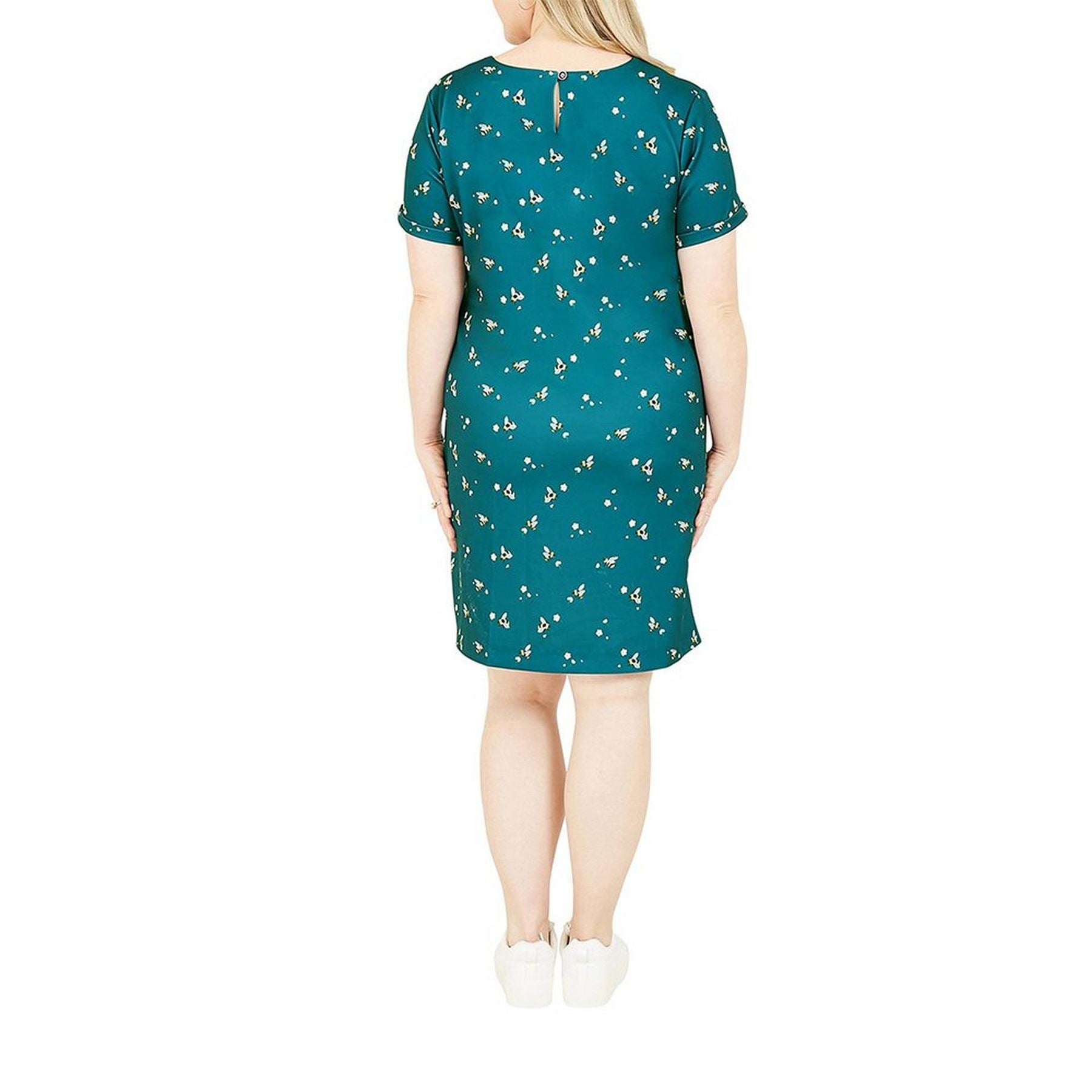 Yumi Plus Size Bee Daisy Tunic Dress