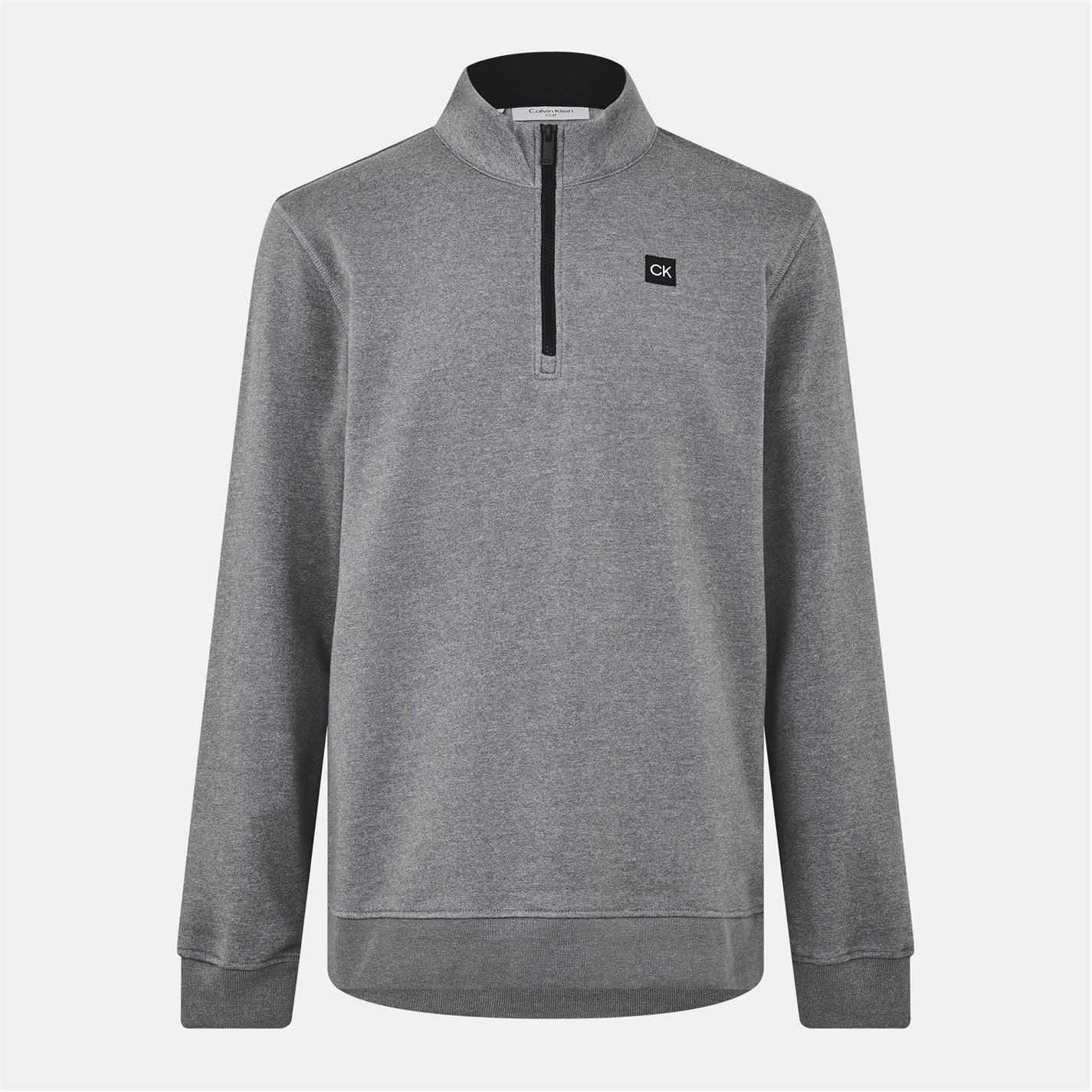 Calvin Klein Golf Funnel Neck Regular Fit Half-Zip Sweatshirt