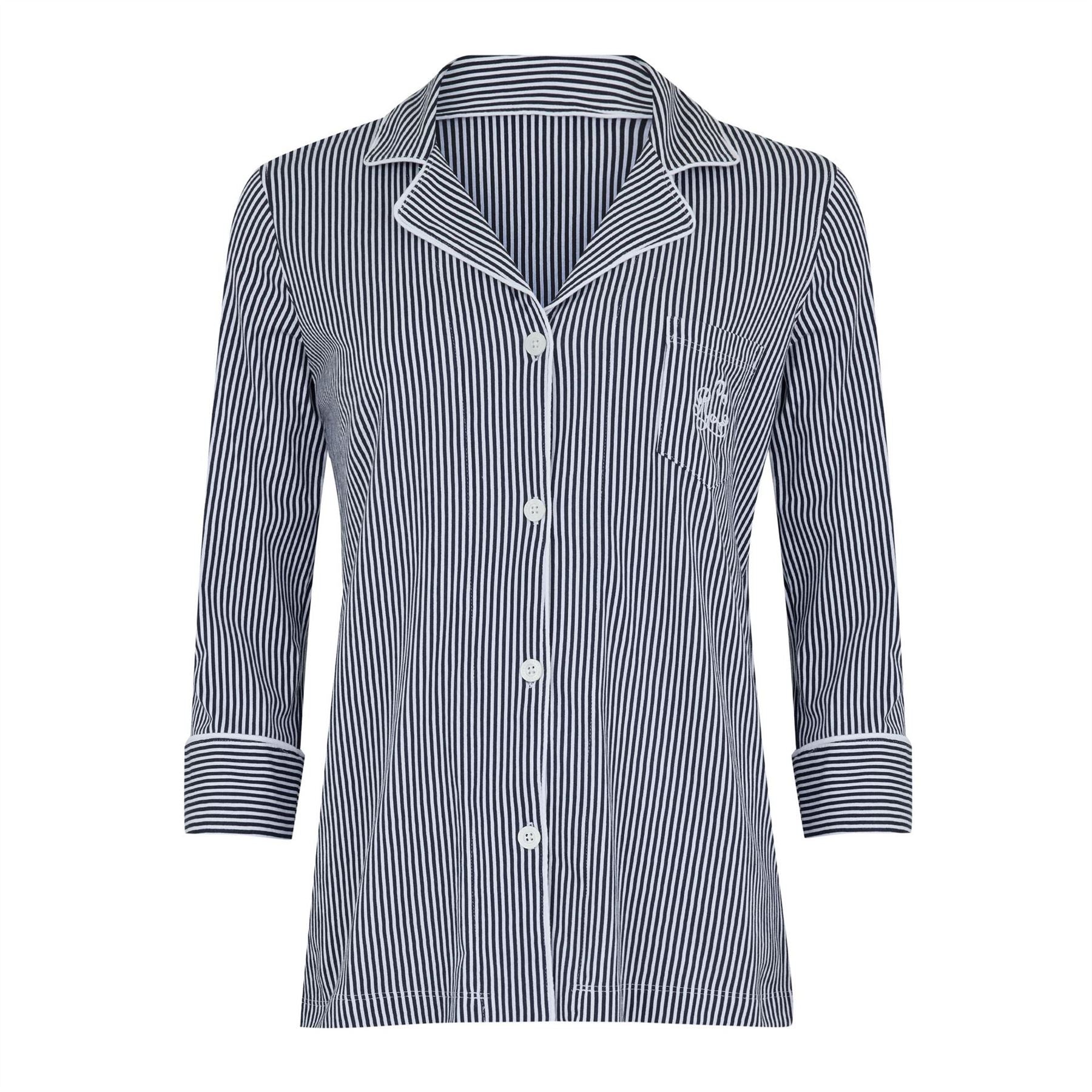 Lauren by Ralph Lauren Classic Notch Long Sleeve Pyjama Set
