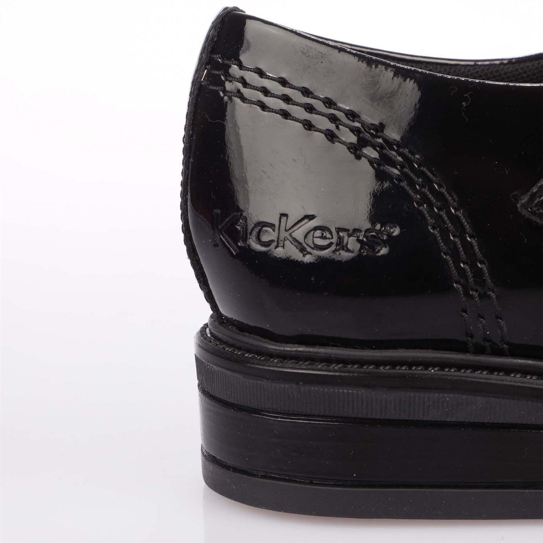 Kickers T Bar Patent Shoe