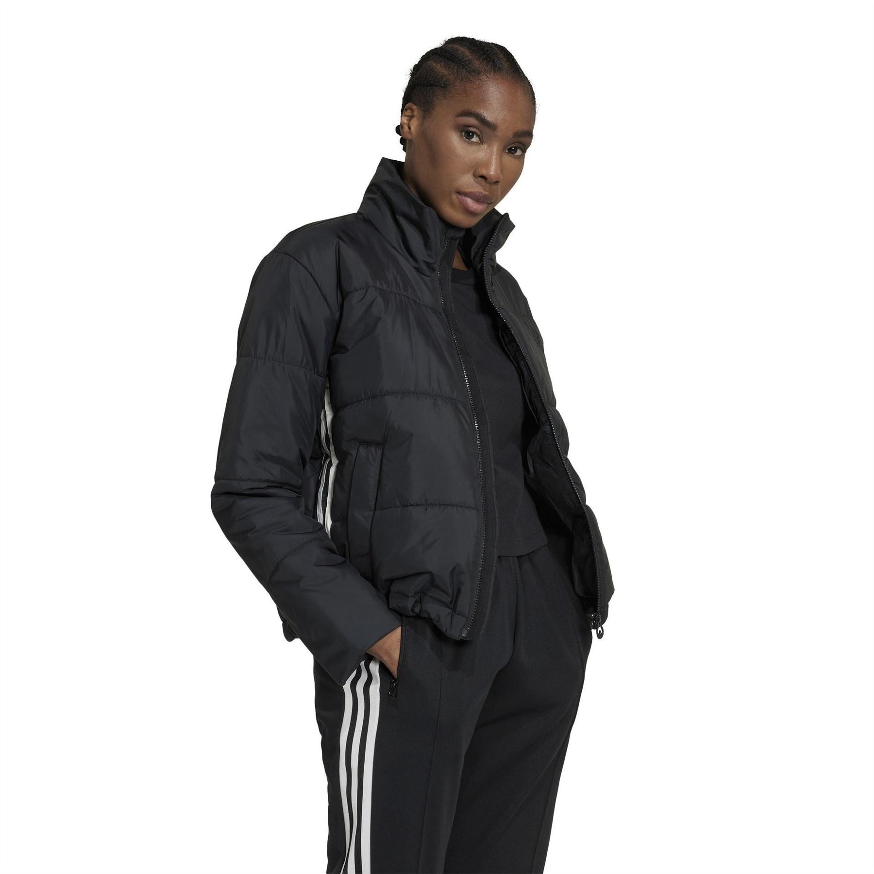 adidas Originals Short High Neck Regular Fit Jacket