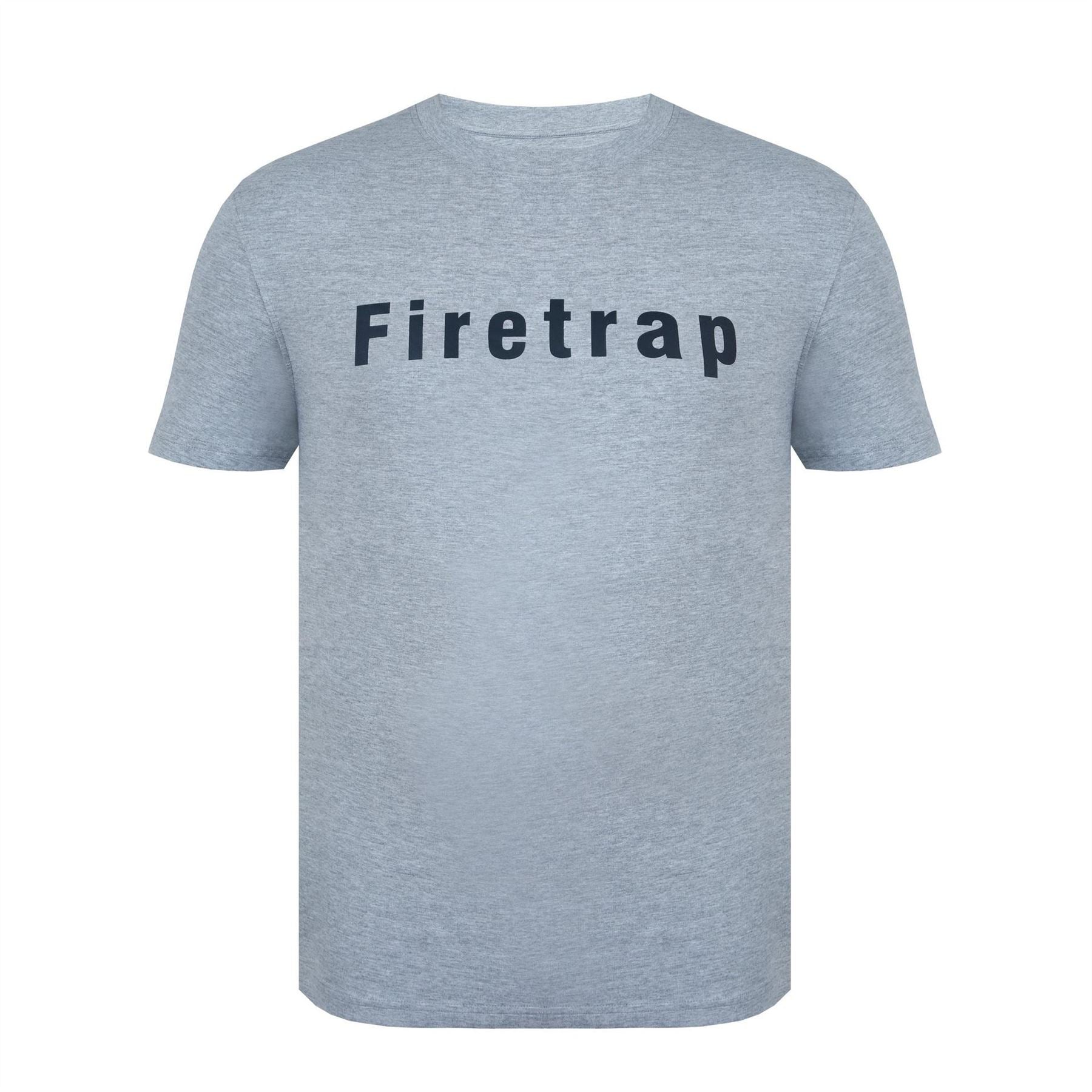 Firetrap Mens Large Logo T-Shirt