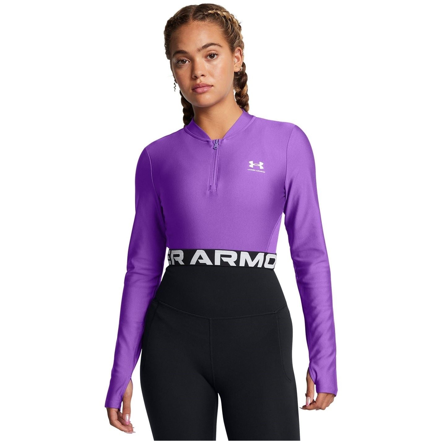 Under Armour Heatgear Long Sleeve Performance Gym Top