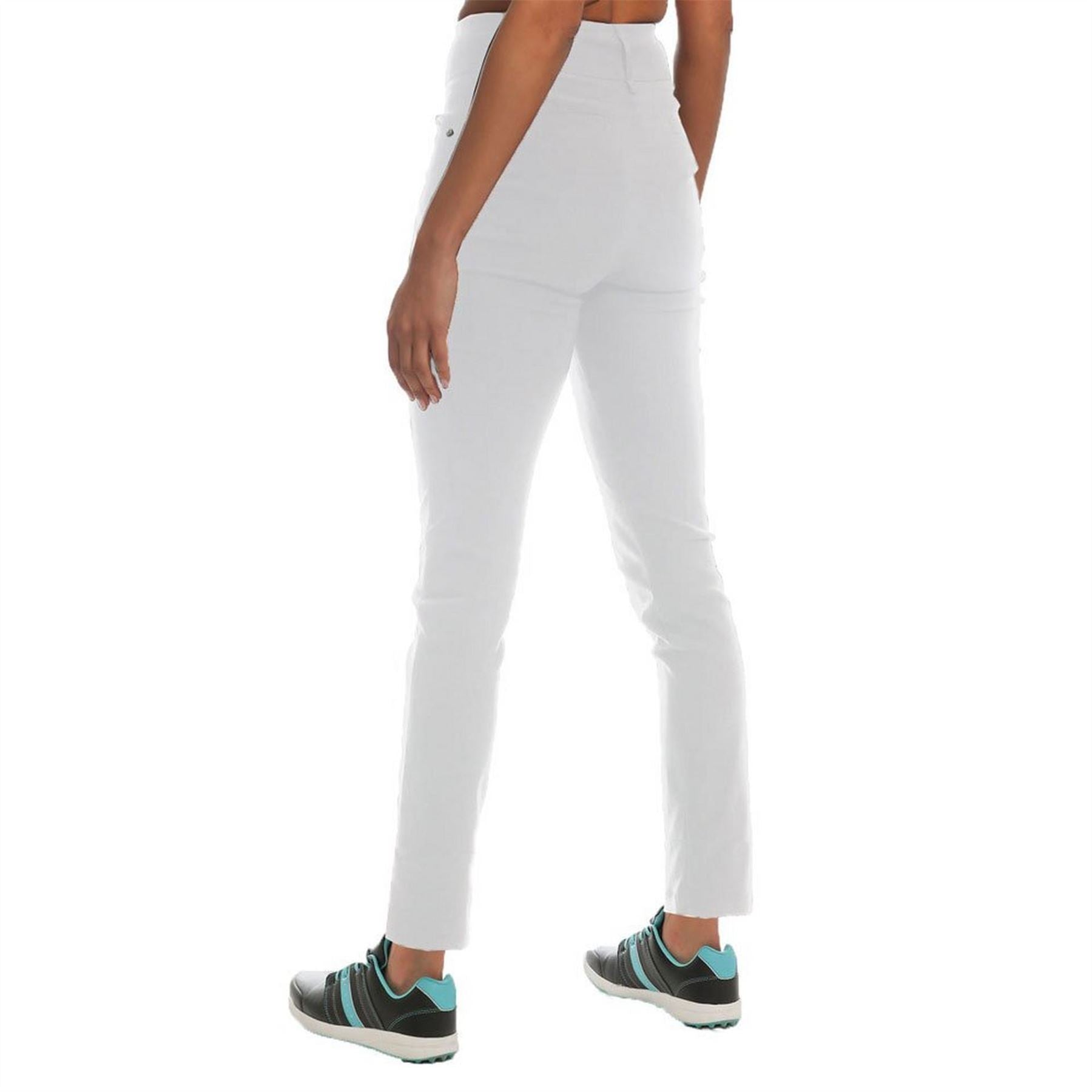 Island Green Womens Straight Leg Pull On Trousers