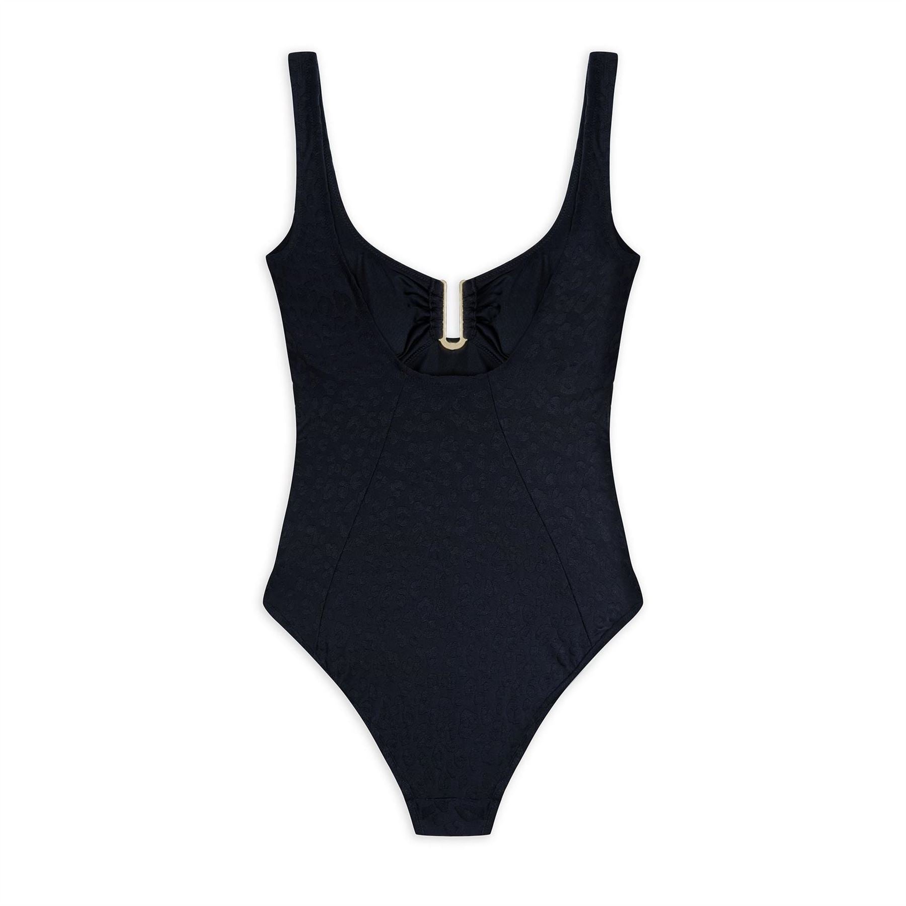 Chelsea Peers Leopard Patterned V Neck Swimsuit Set
