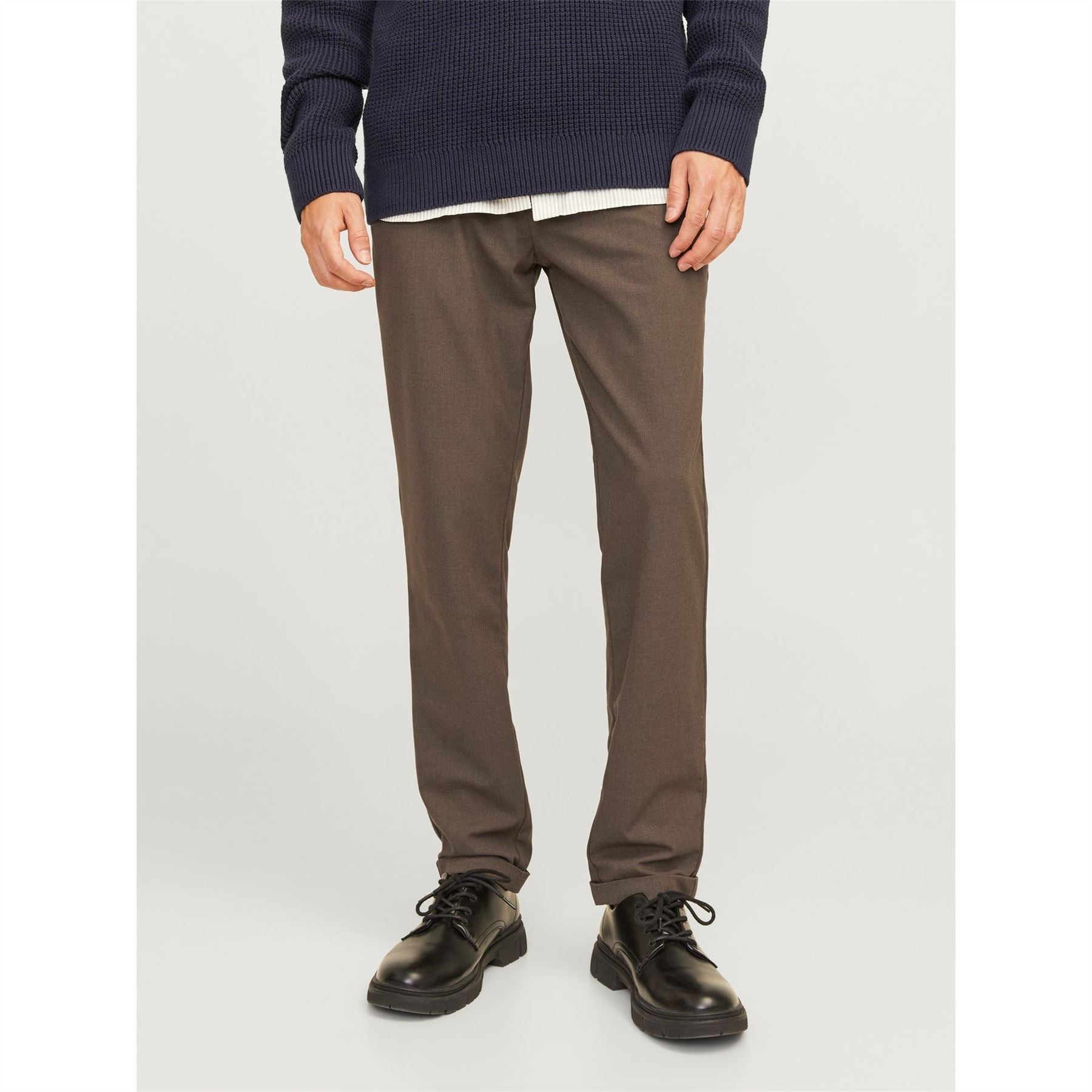 Jack and Jones Connor Slim Cut Roll Up Cuff Chinos