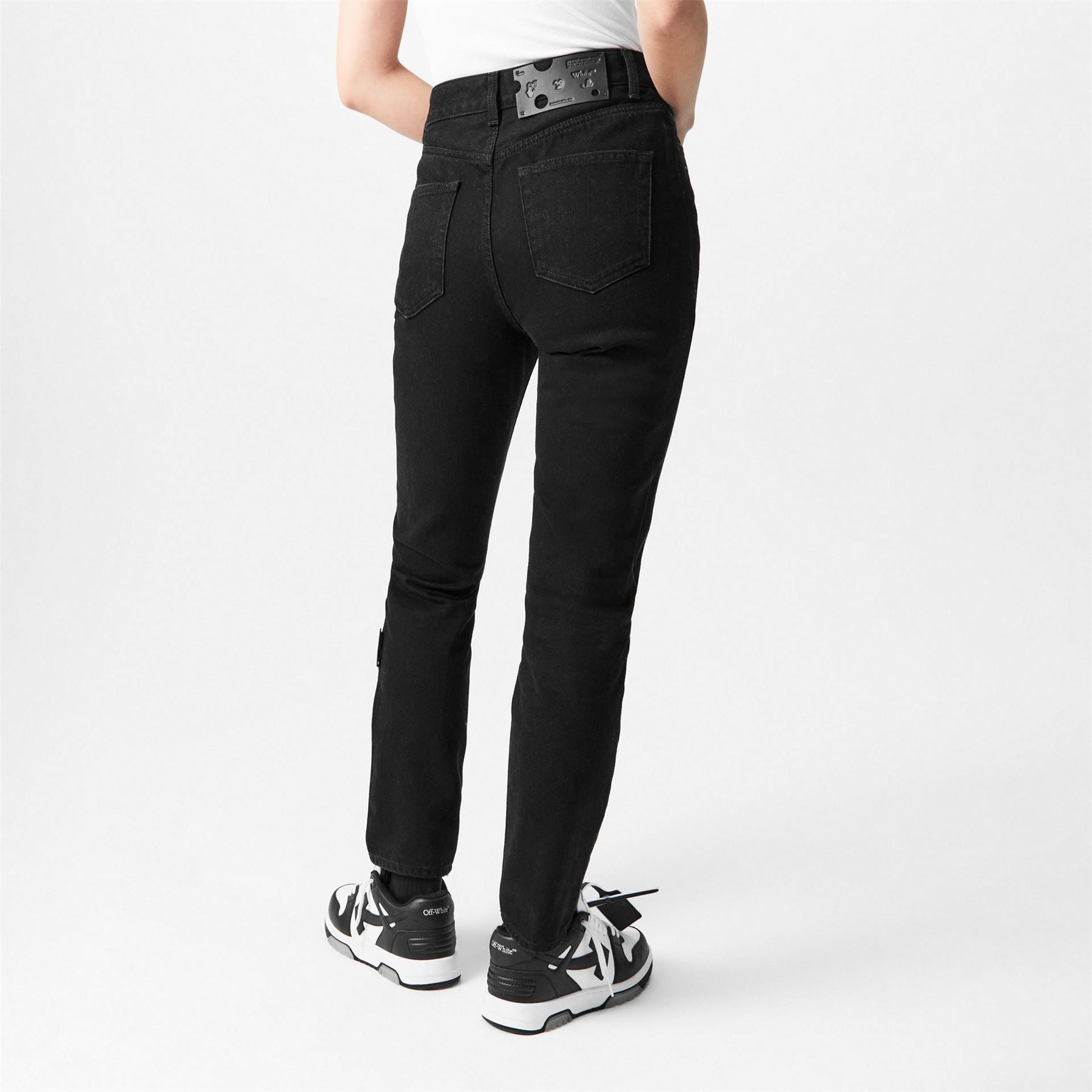 Off White Large Straight Denim Jeans
