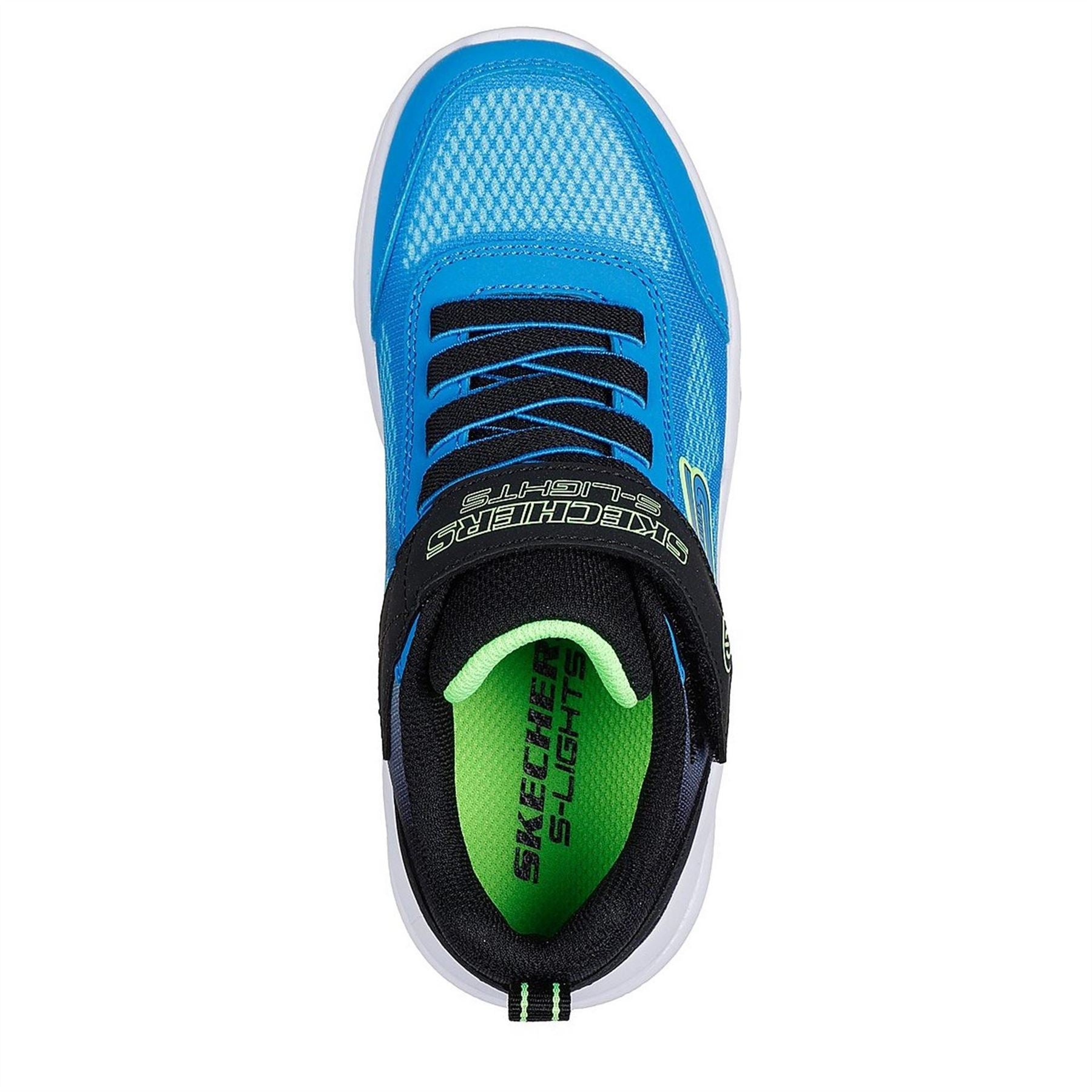 Skechers Lighted Gore  And  Strap Sneaker W Mult Light Up Trainers Boys