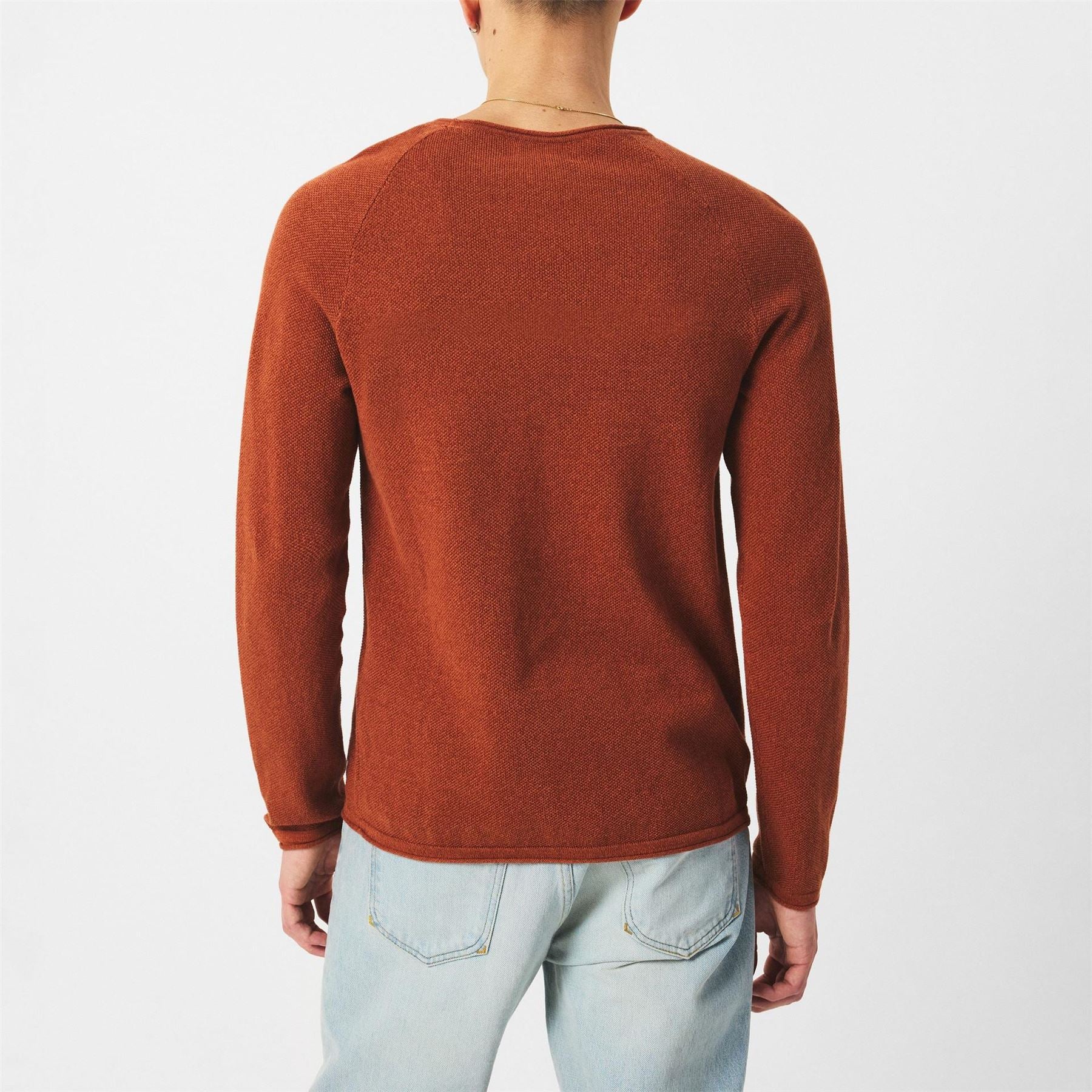 Jack and Jones Regular Fit Long Sleeve Crew Neck Sweater