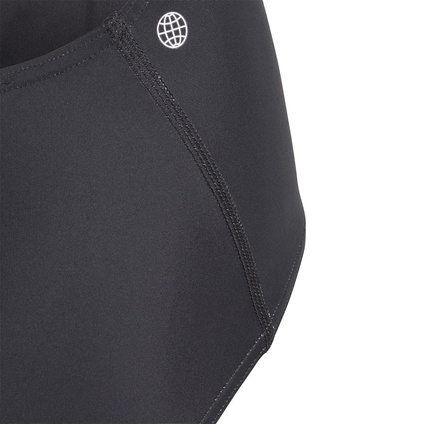 adidas Big Bars Graphic Swimsuit Junior Girls