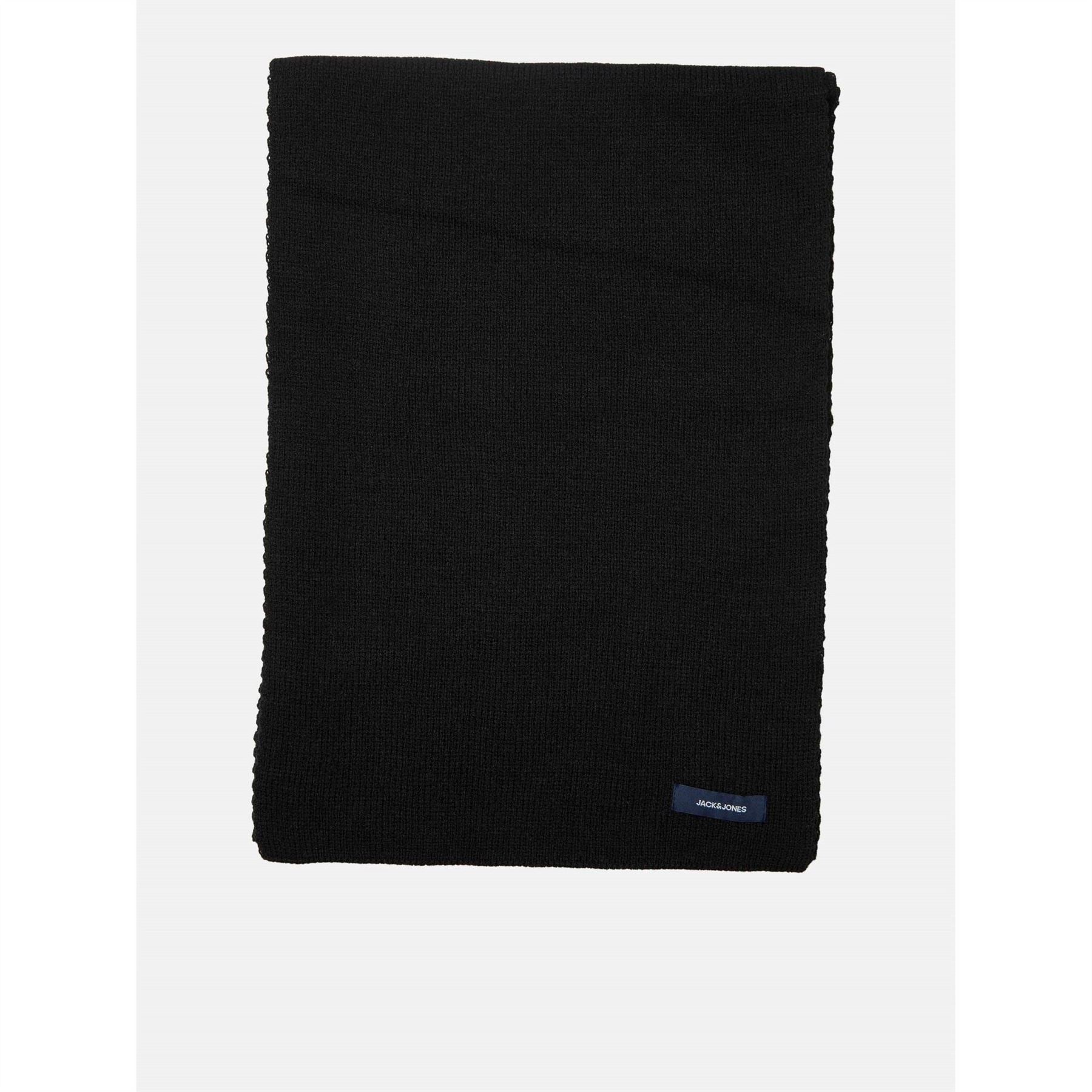 Jack and Jones Solid Knit Scarf with Woven Label