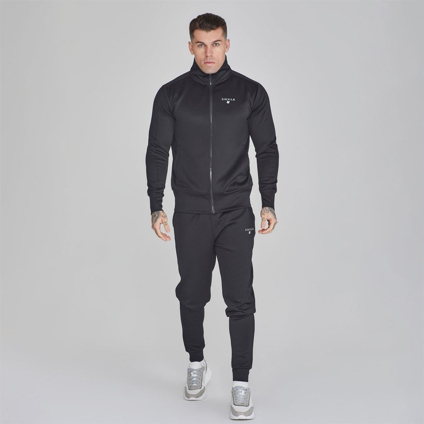 SikSilk Sik Silk Essentials Closed Hem Poly Joggers