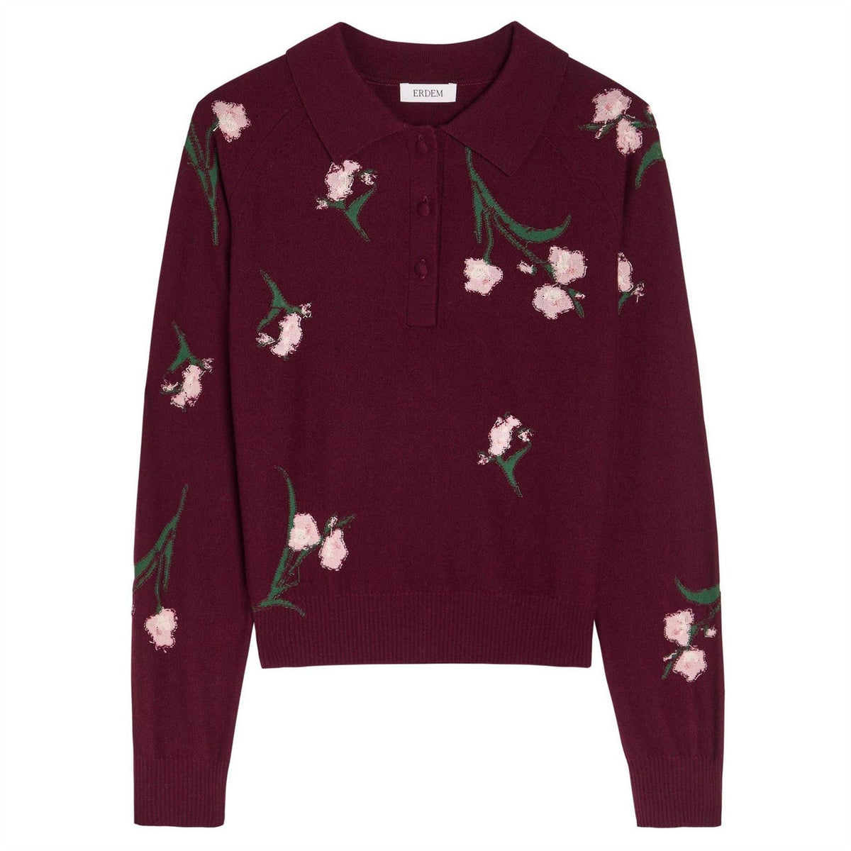 Erdem Wool Floral Knit Jumper