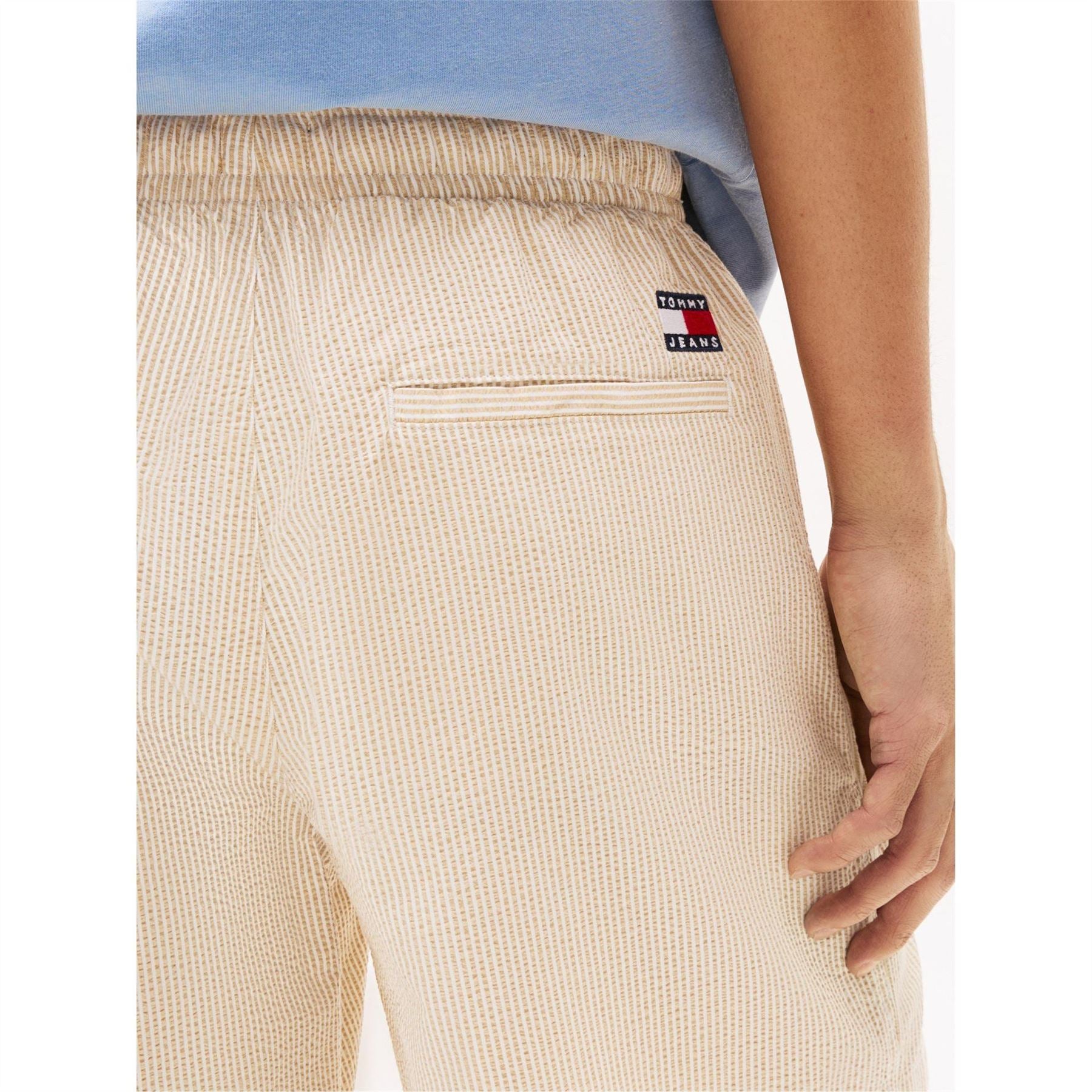 Tommy Jeans Seersucker Stripe Bermuda Shorts