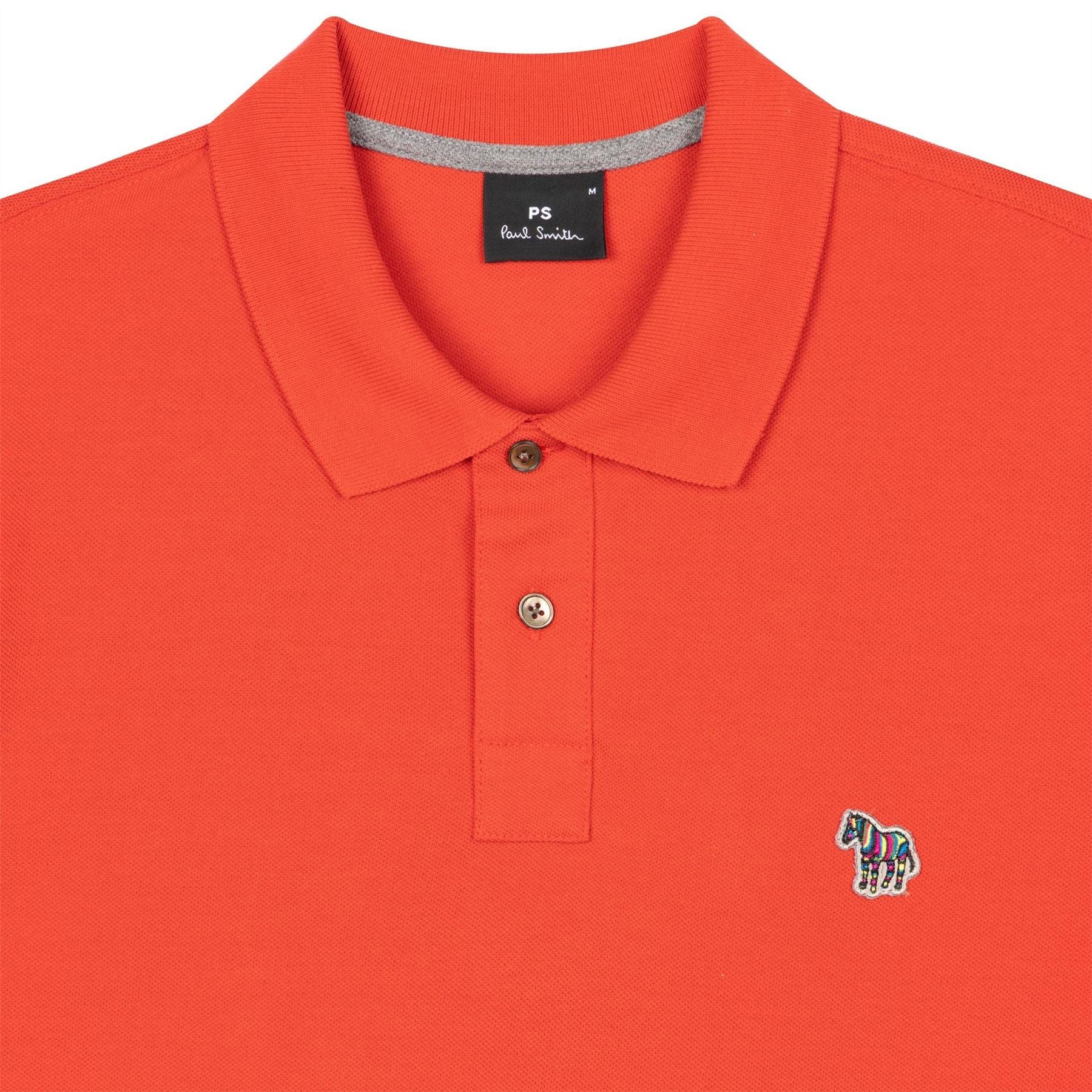 PS Paul Smith Regular Fit Zebra Polo Shirt
