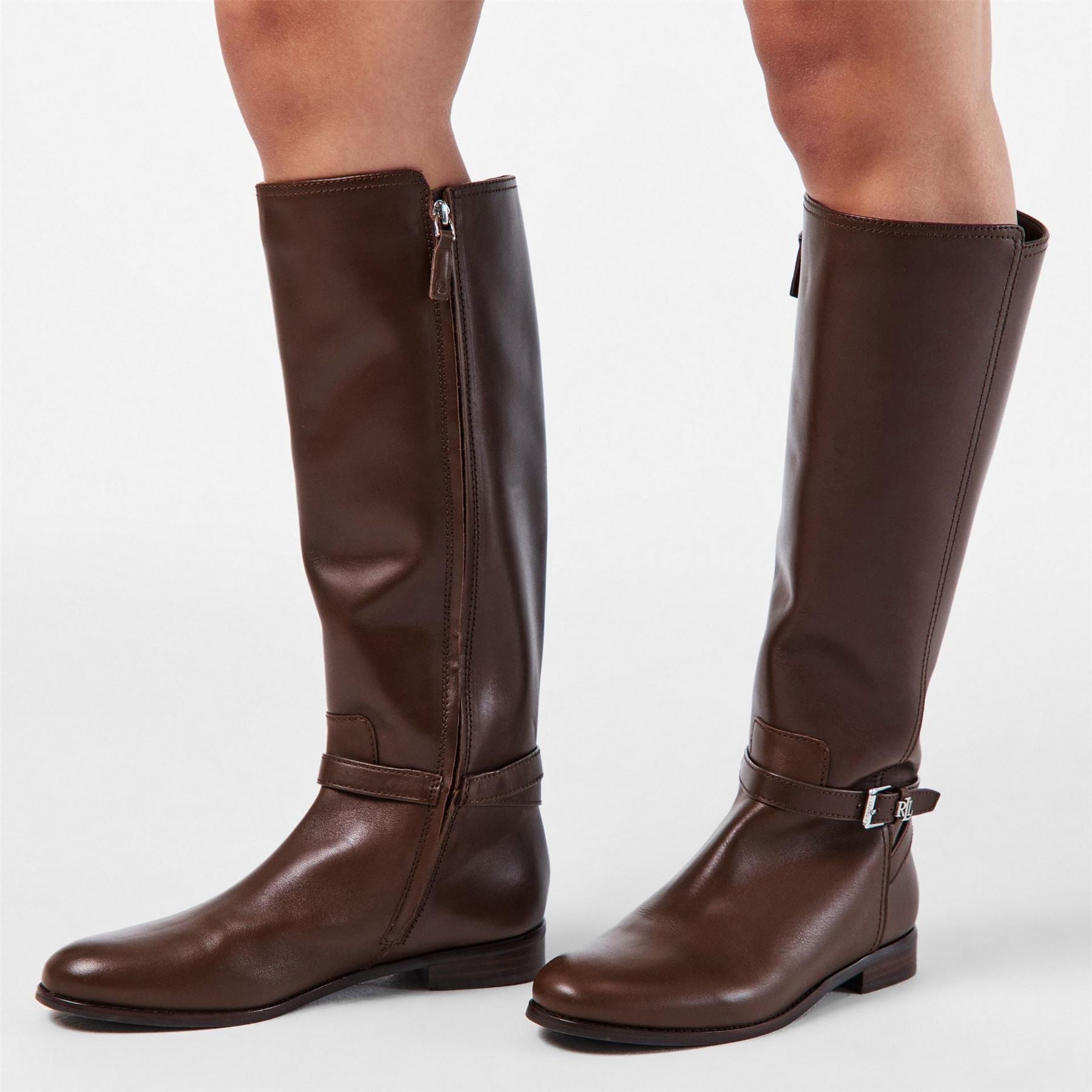 Lauren by Ralph Lauren Real Leather Brook Knee High Boots