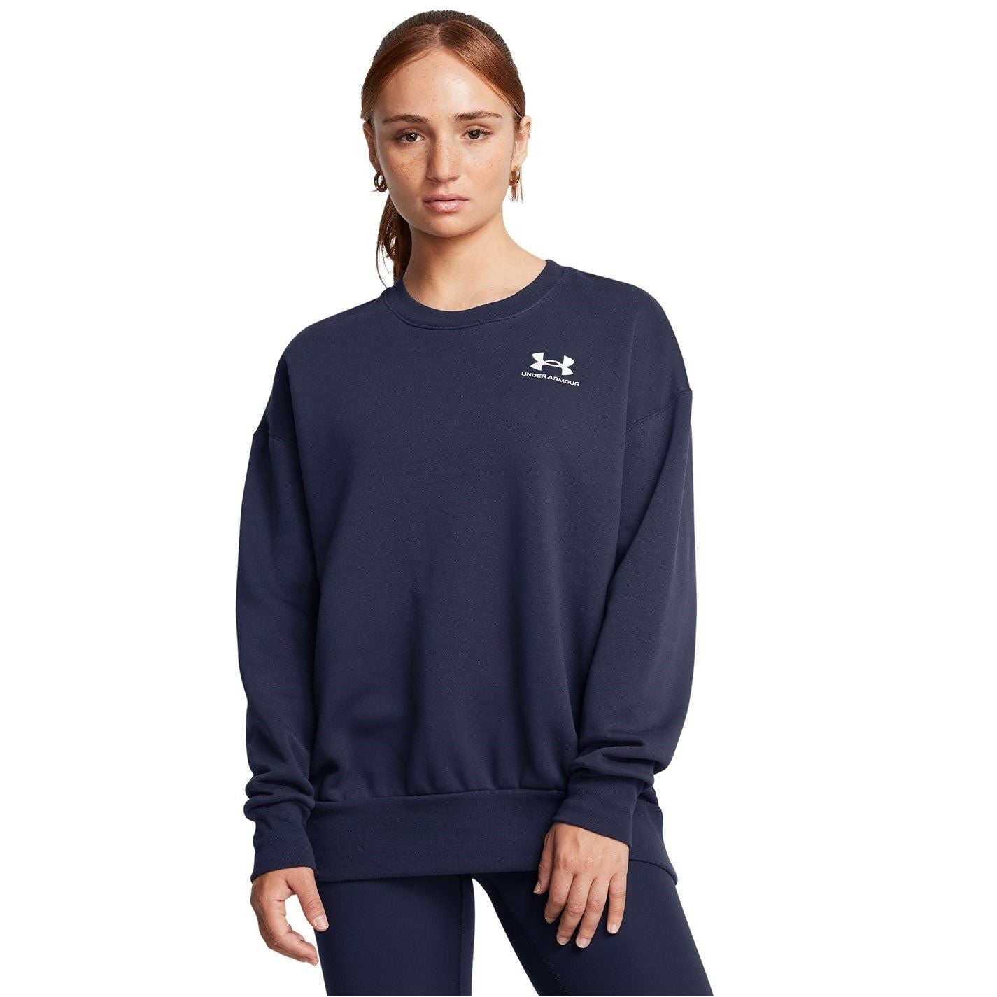 Under Armour Oversize Fit Crew Neck Drop Shoulder Sweatshirt