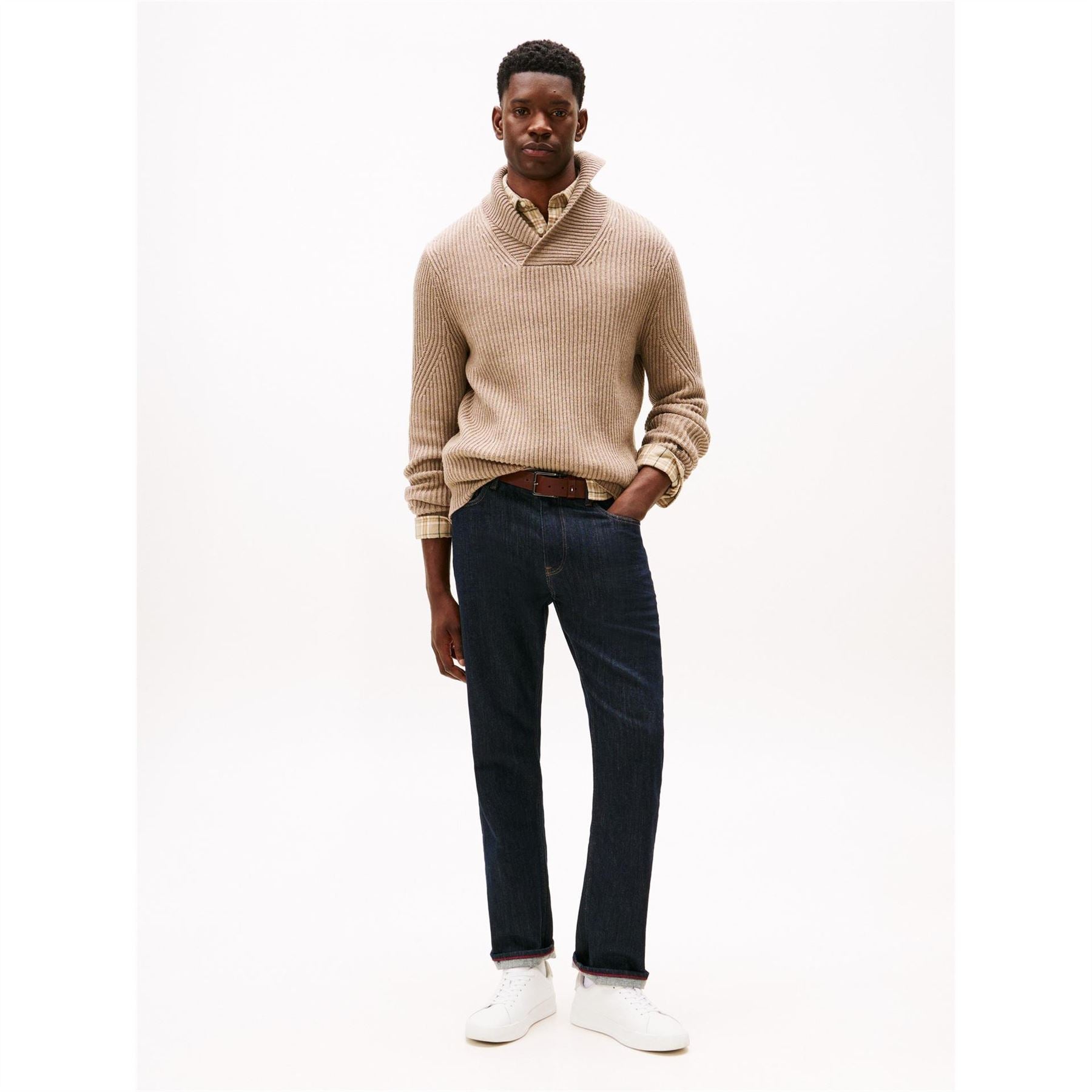 Tommy Hilfiger Leather Low Top Trainers