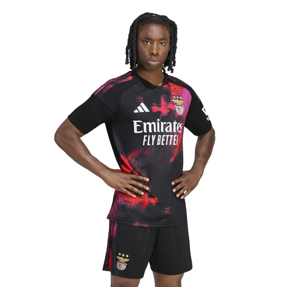 adidas Benfica Third 24 25 Short Sleeve Aeroready Football Shirt