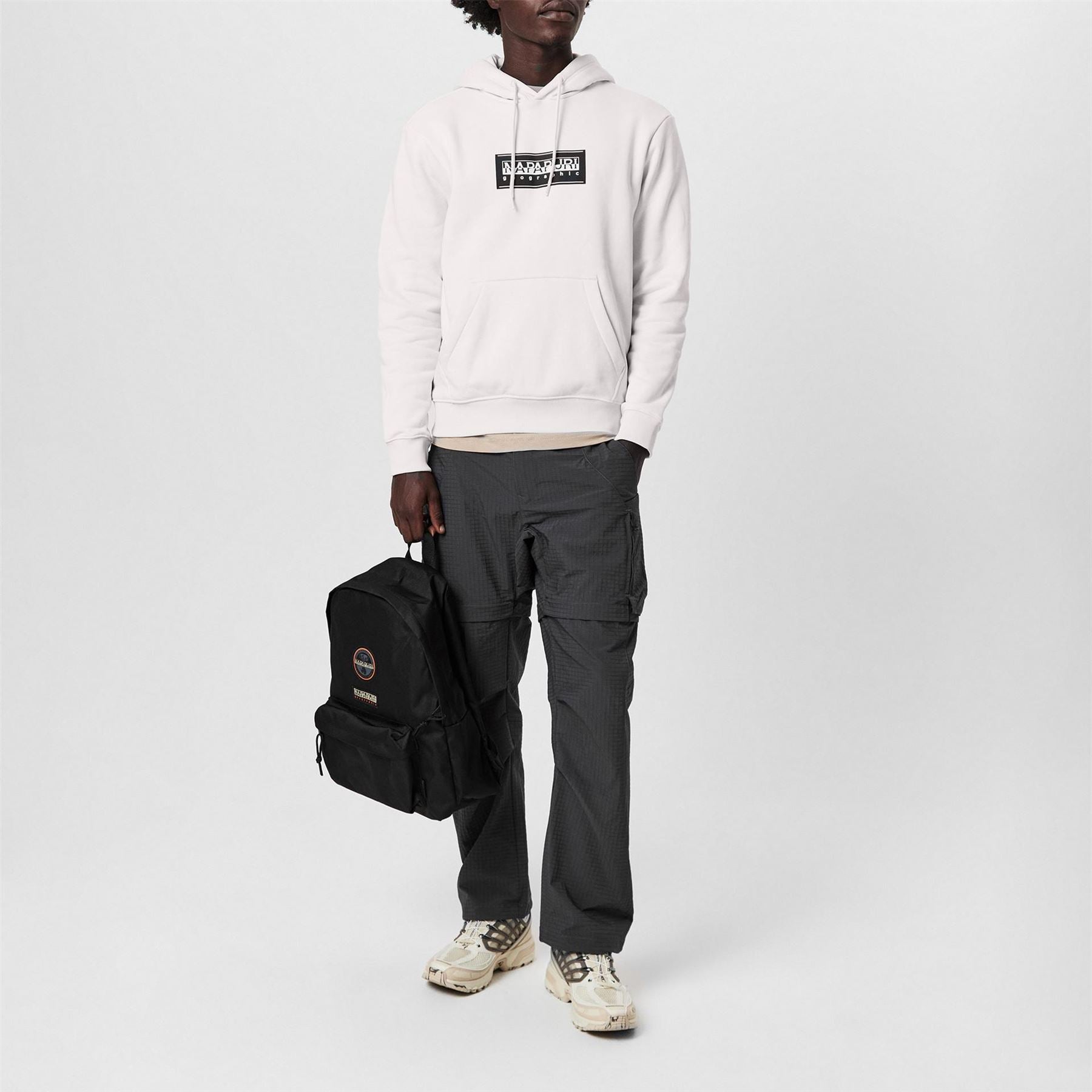 Napapijri Box Logo Hooded Regular Fit Sweatshirt