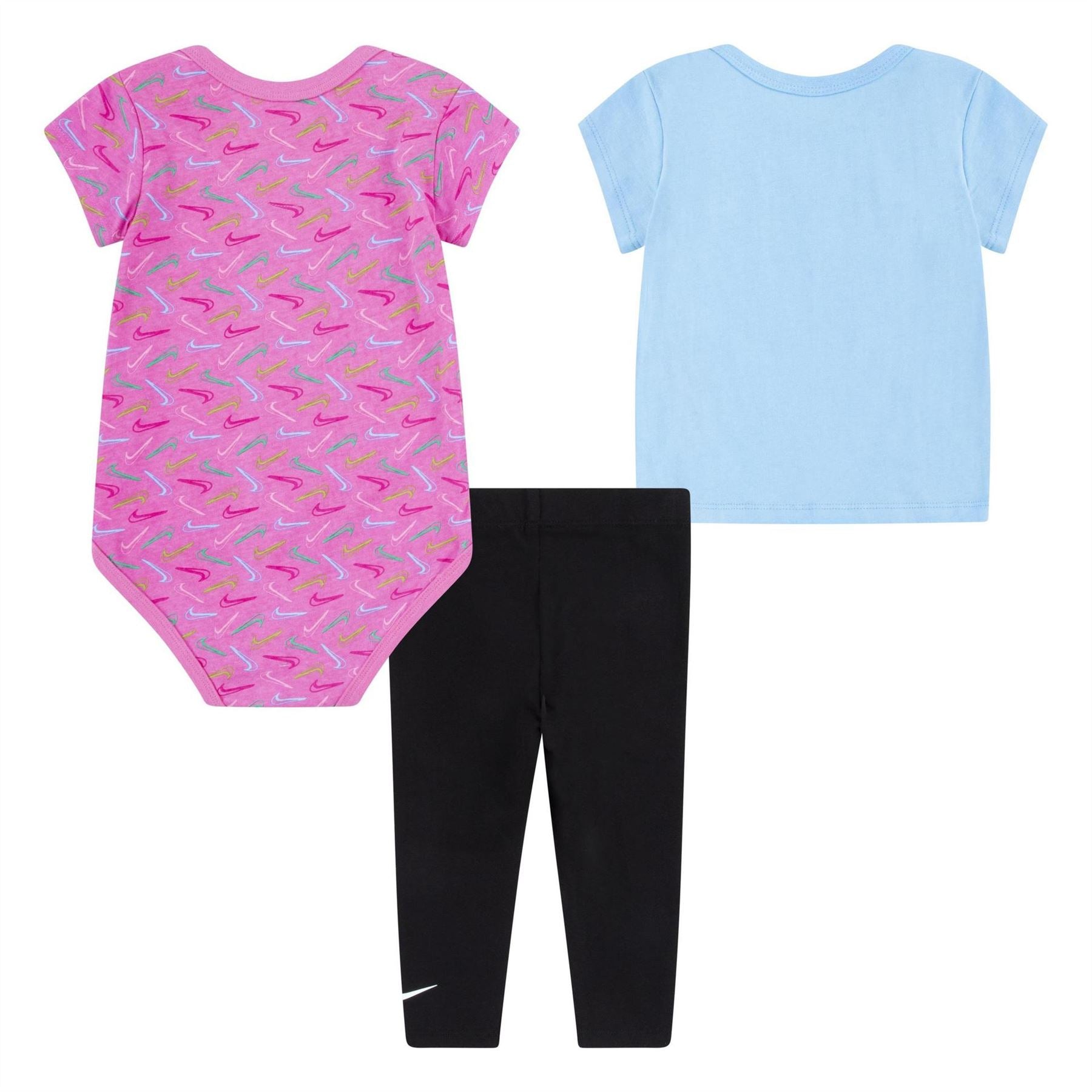 Nike Swoosh Logo 3 Piece Set Onesies