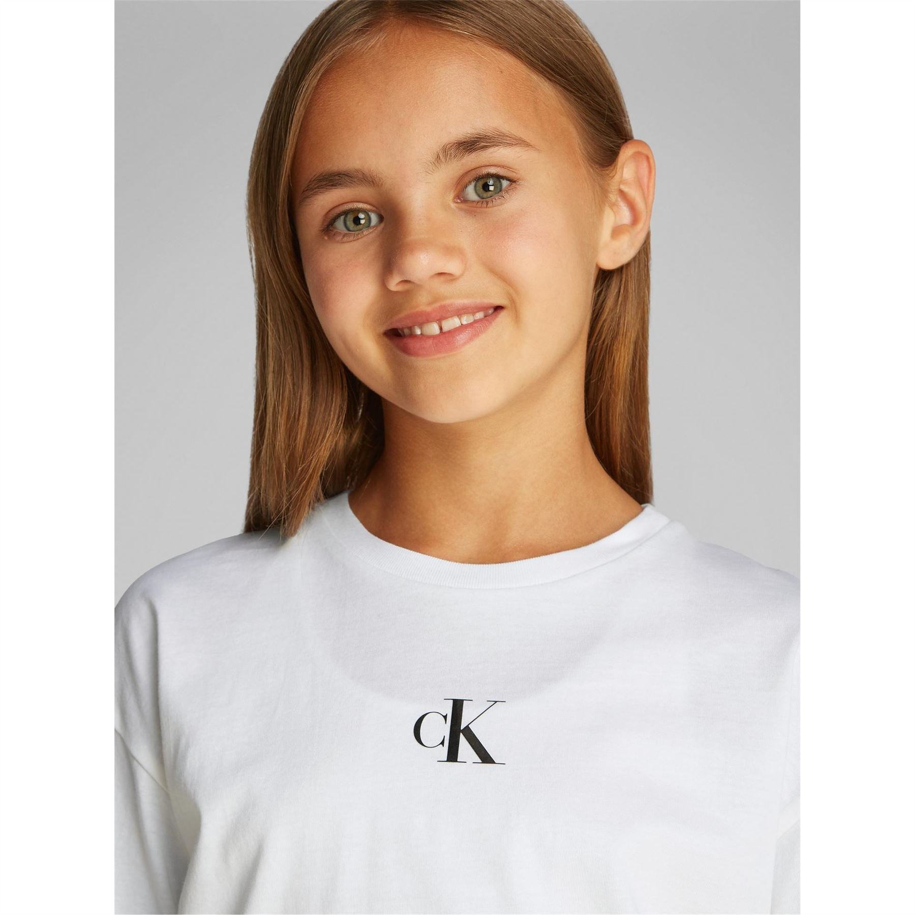 Calvin Klein Jeans CK Logo Boxy Fit Short Sleeve T-Shirt