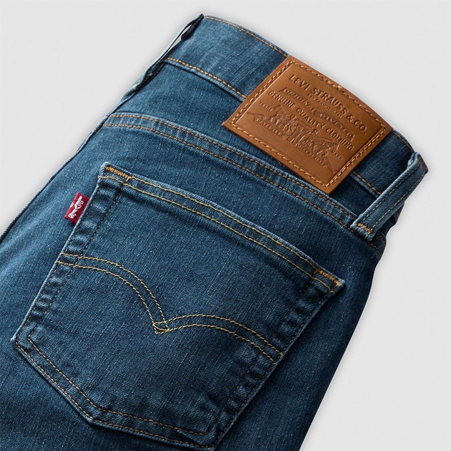Levis 724 High Rise Straight Fit Jeans
