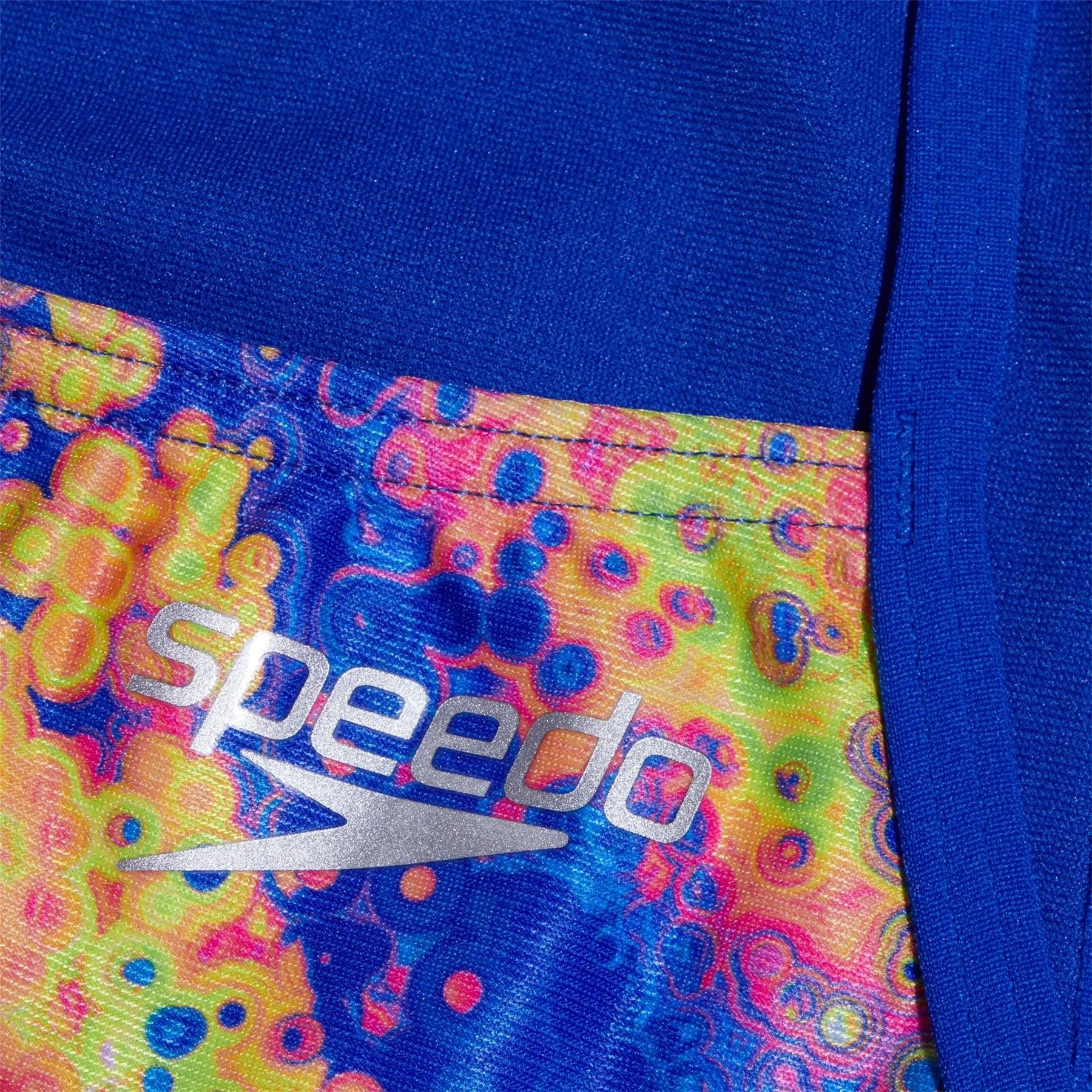 Speedo Allover Abstract Patterned Bikini Top