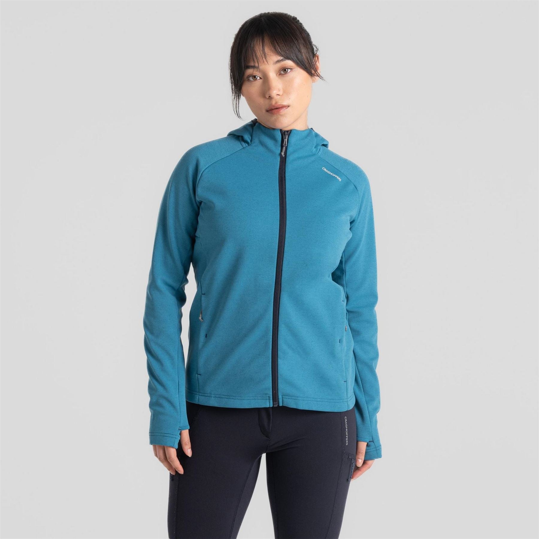 Craghoppers Crag Dynamic Full Zip Fleece, Fleece Fabric