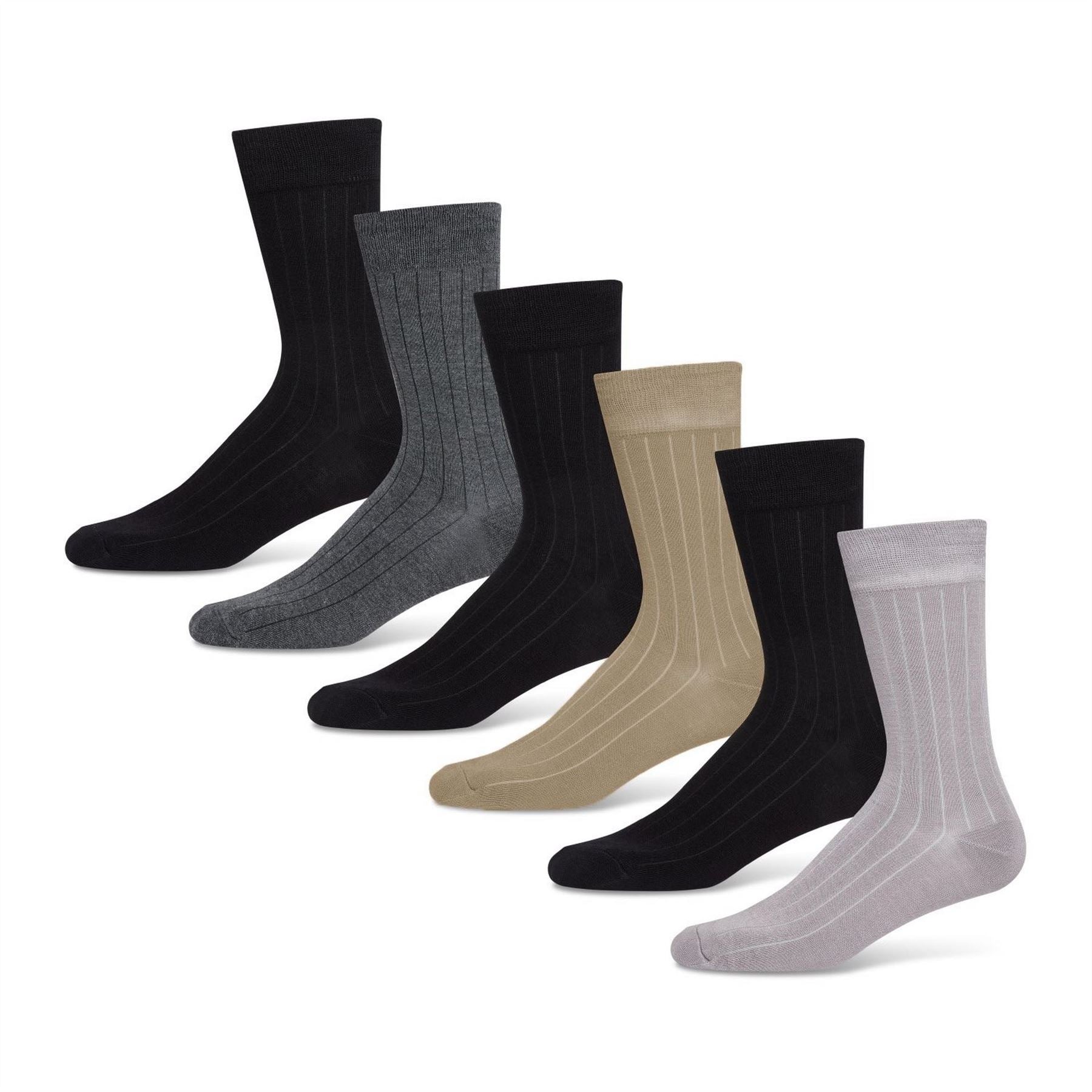 DKNY Mens 6 Pack Socks Quay