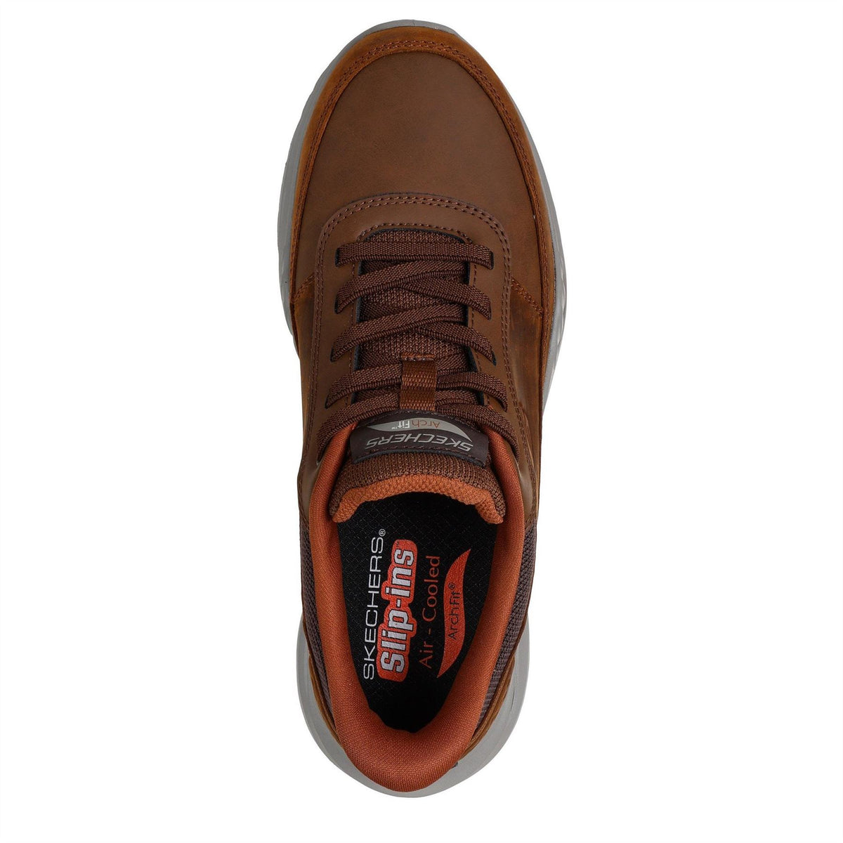 Skechers Orvan Slip Ins Arch Fit Low Top Trainers
