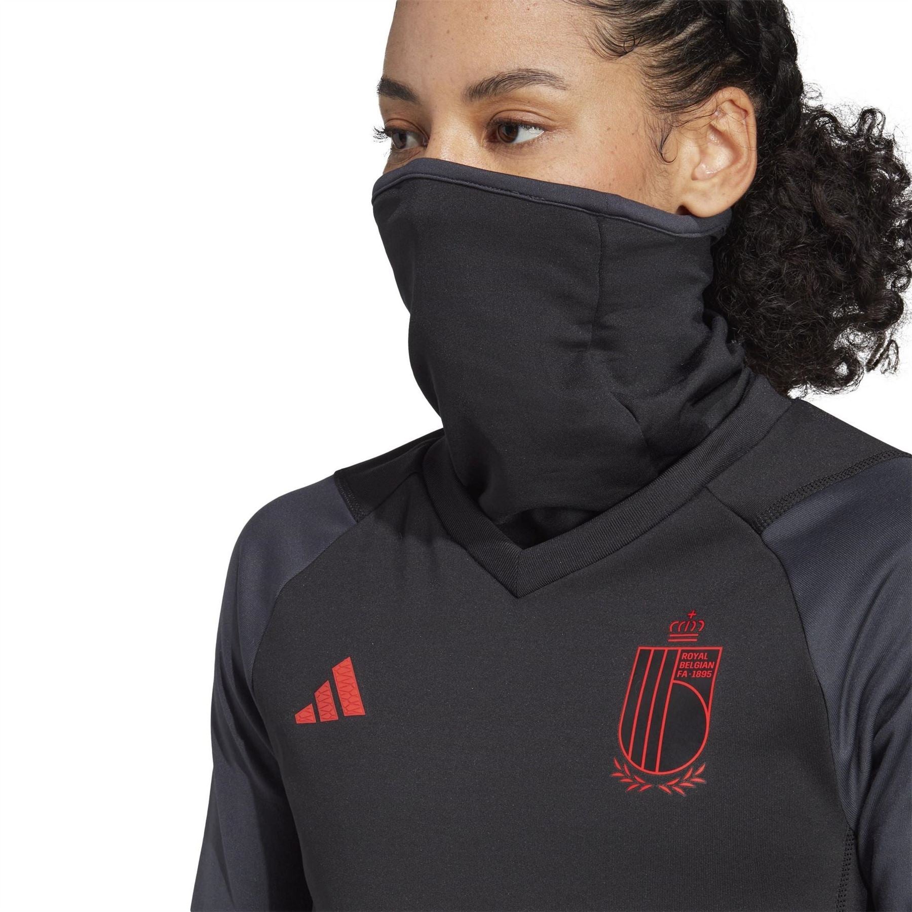 adidas V Neck Long Sleeve Athletic Top