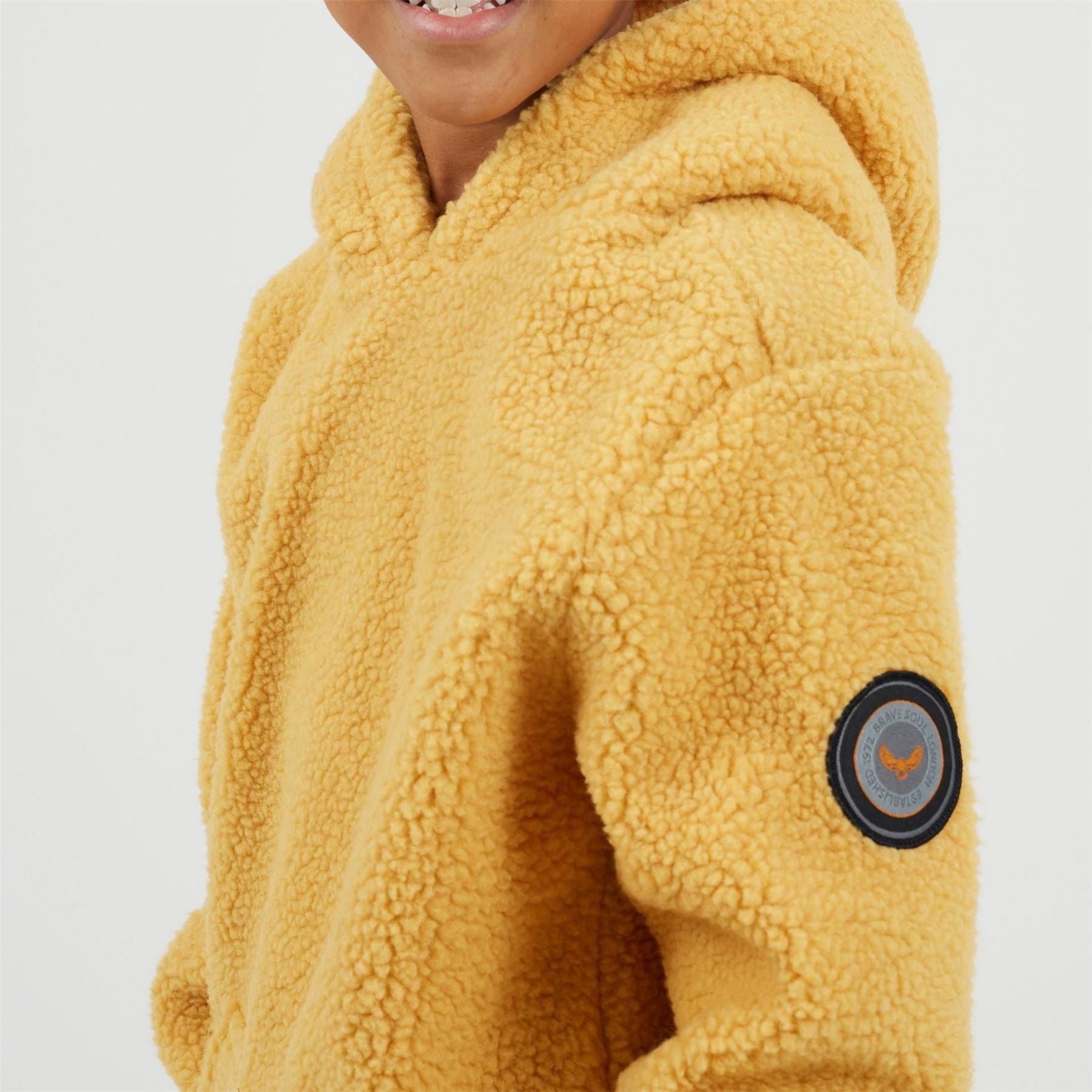 Brave Soul Kangaroo Pocket Hooded Long Sleeve Sweatshirt