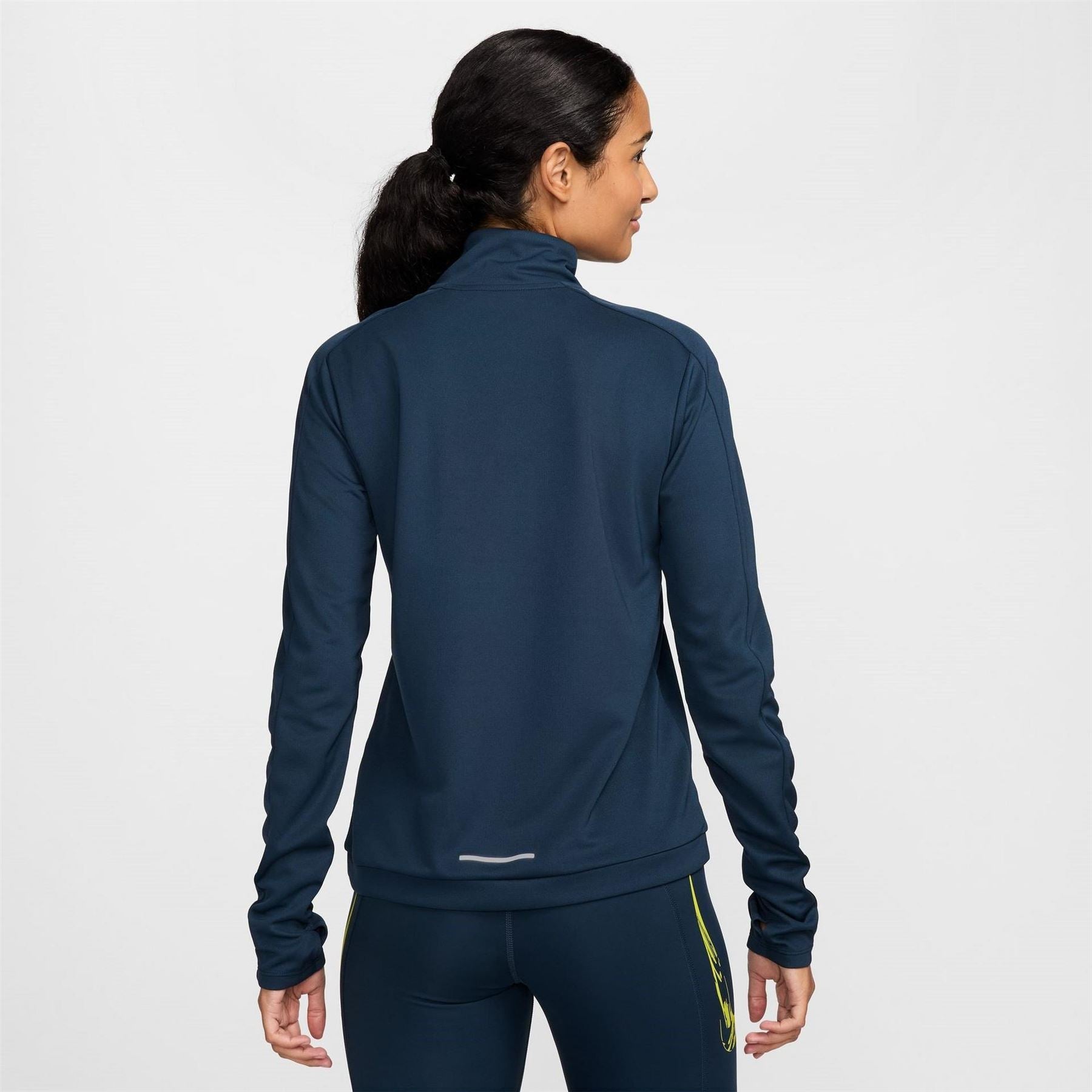 Nike Womens Pacer Long Sleeve 1 2 Zip Running Top