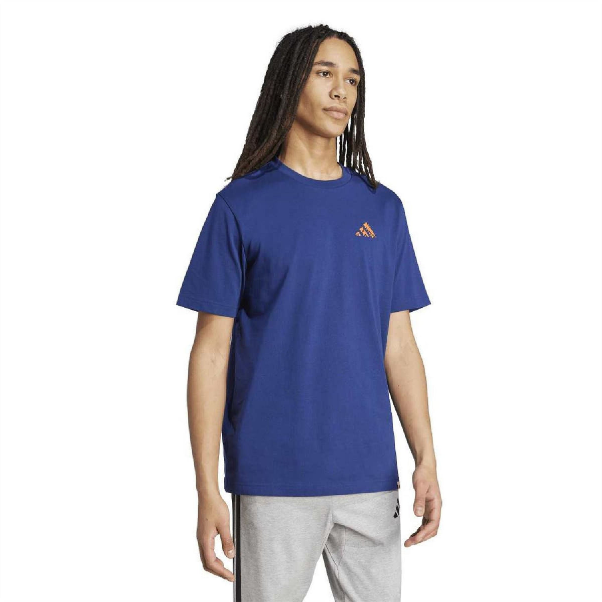 adidas Doodle Hunt Graphic Crew Neck Short Sleeve T-Shirt