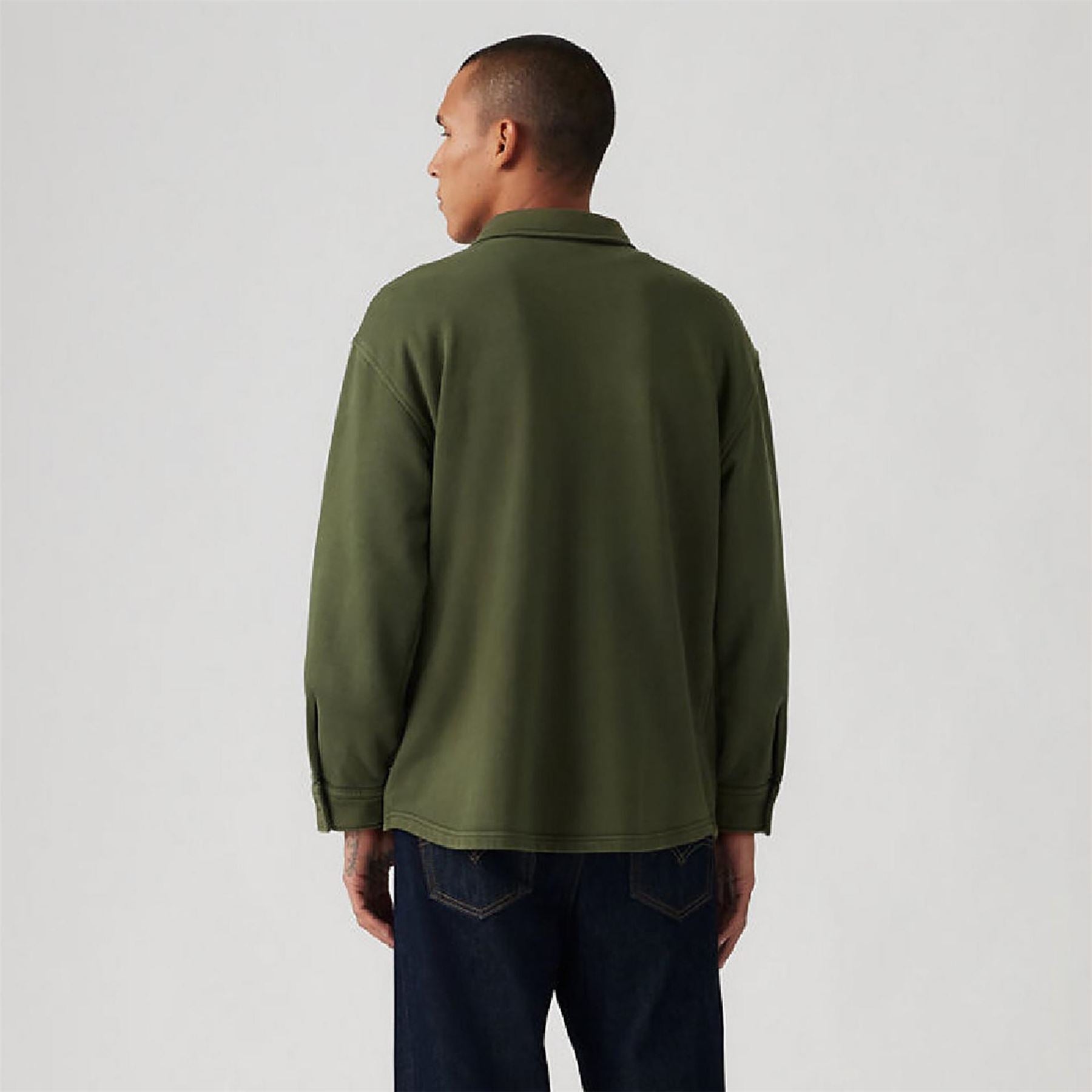 Levis Bayview Soft Worker Cotton Long Sleeve Overshirt