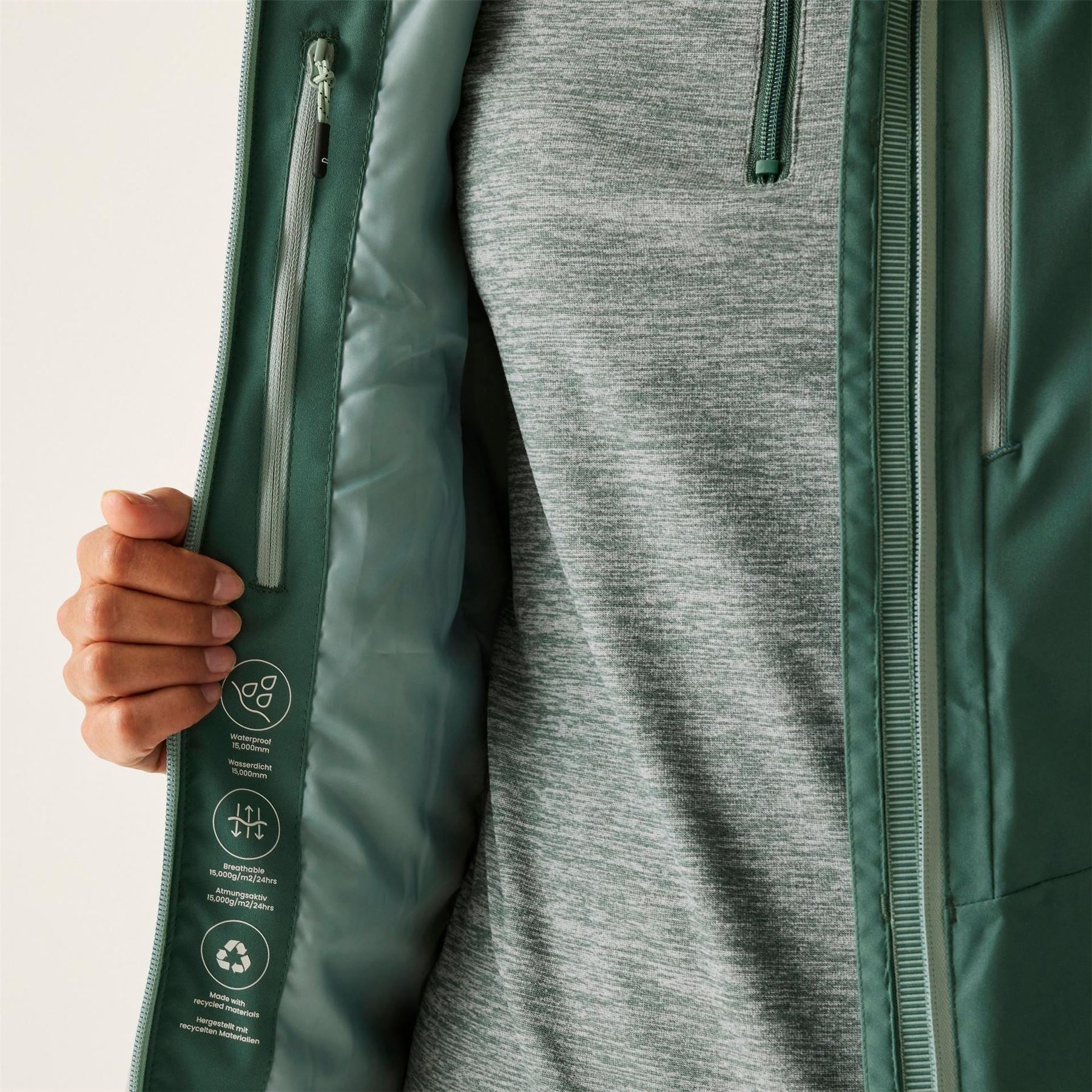 Regatta Highton Stretch Insulated Long Sleeve Waterproof Jacket