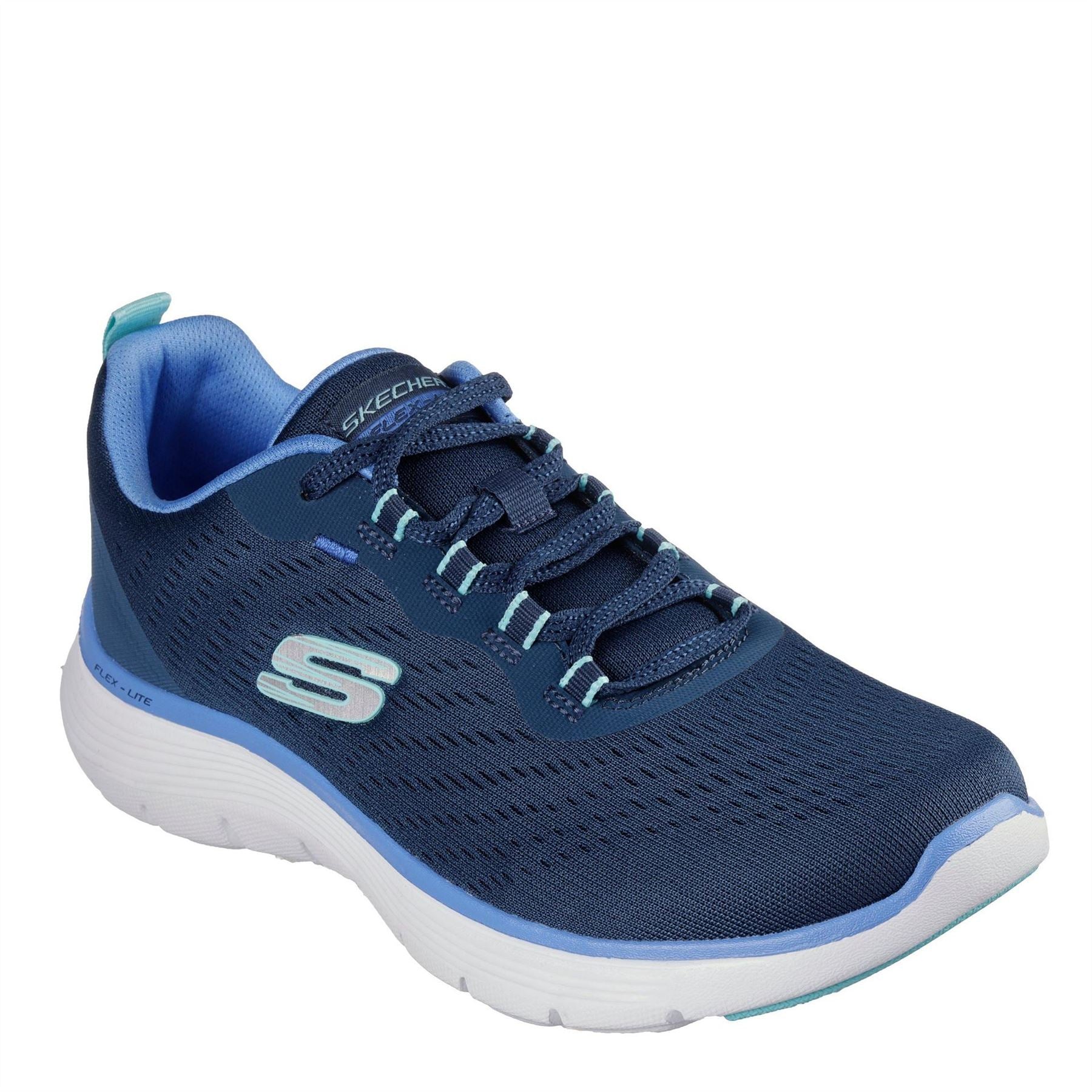 Skechers Engineered Mesh Air Cool Textured Low Top Trainers