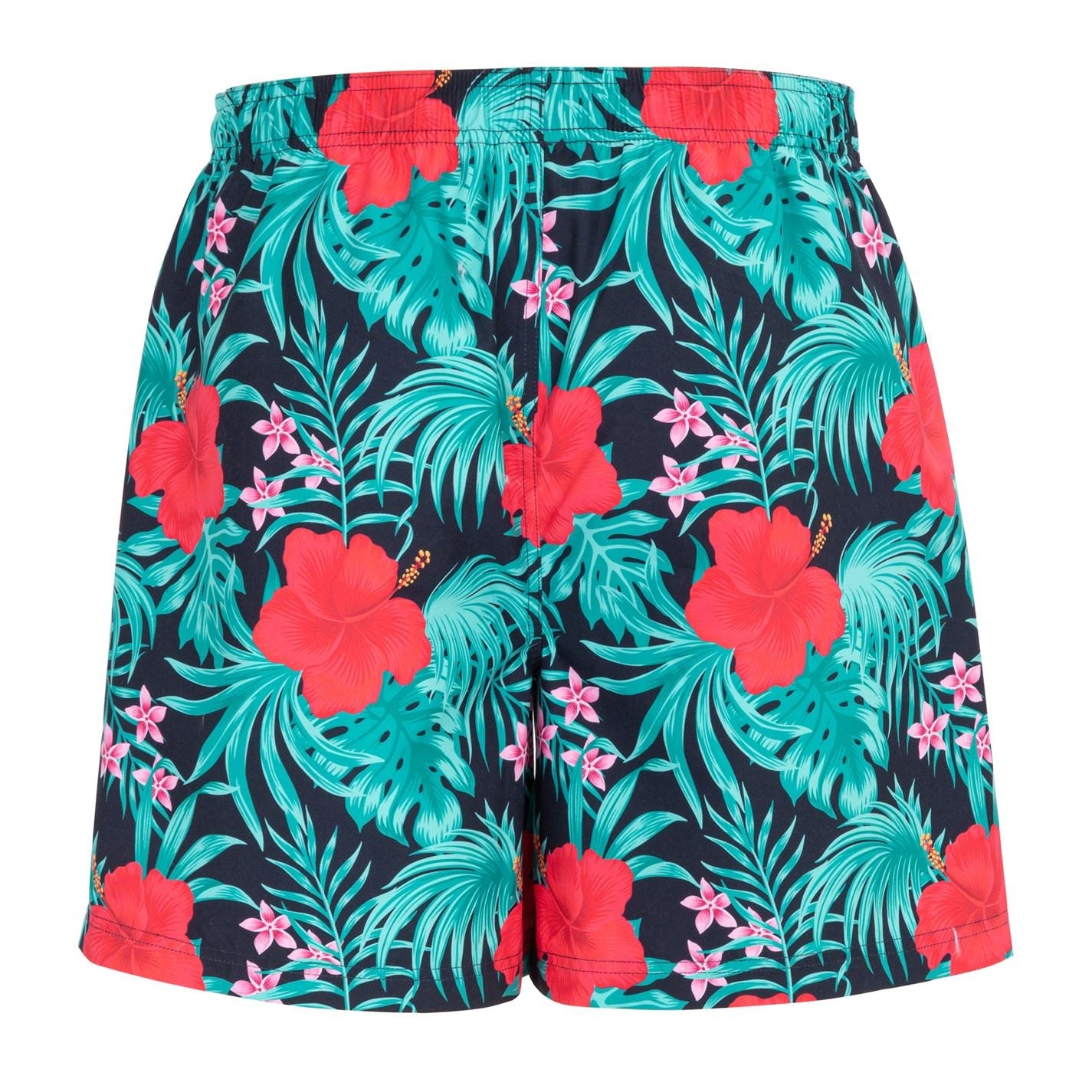 Hot Tuna Floral Swimming Shorts with Elasticated Waistband