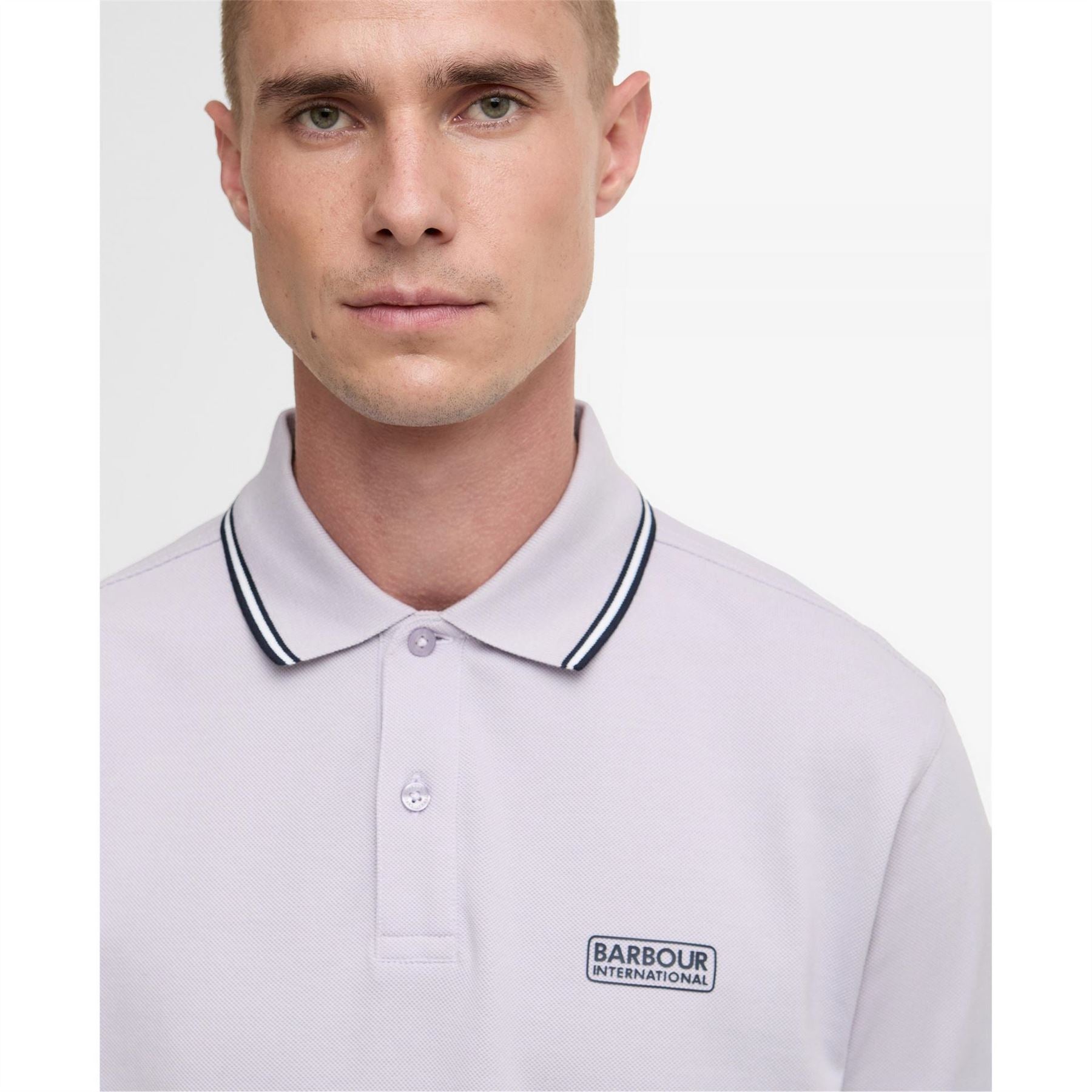 Barbour International Tipped Short Sleeve Polo Shirt