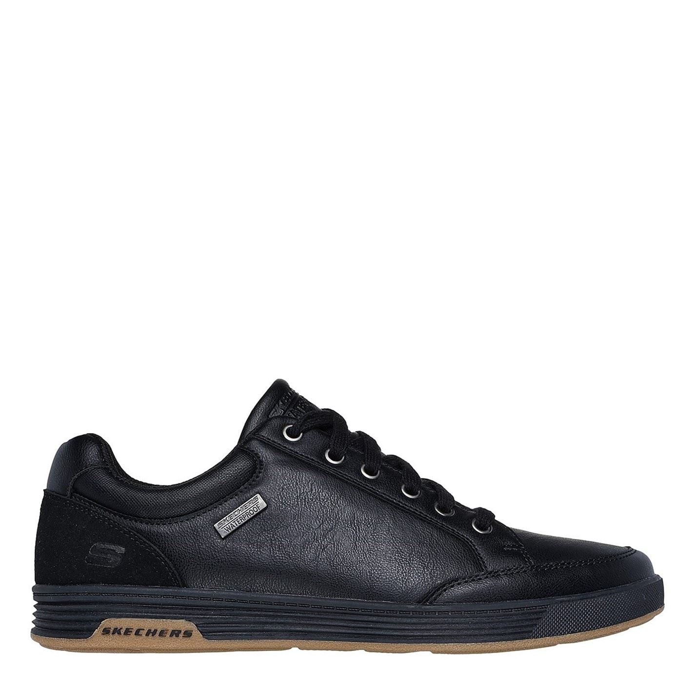Skechers 6 Eyelet Lace Up Waterproof Low Top Trainers