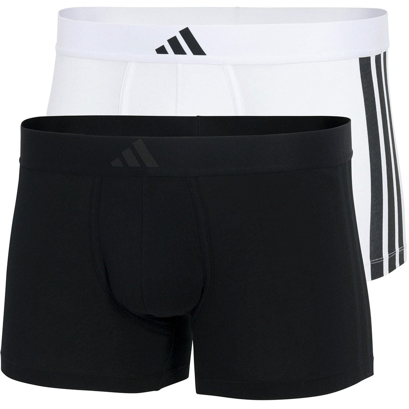 adidas 2 Pack Stripe Patterned Boxer Brief